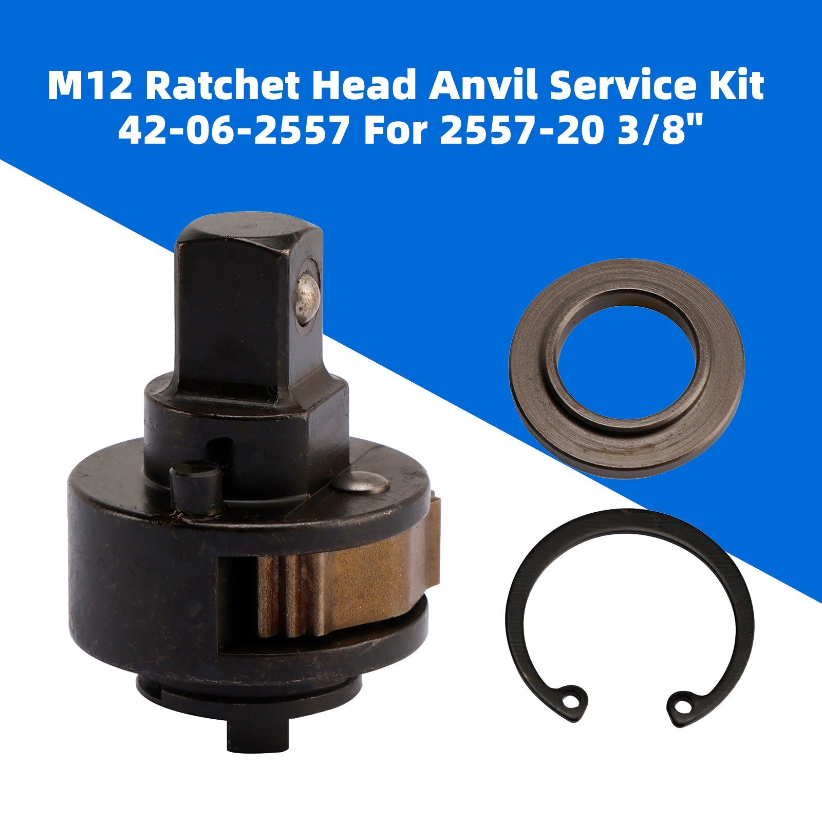 M12 Ratchet Head Anvil Service Kit 42-06-2557 For Milwaukee 2557-20 3/8"