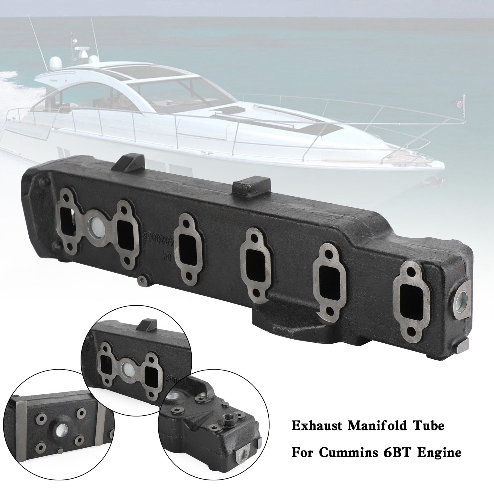 4020065,4020066,4019950 Wet Marine Exhaust Manifold fits for Cummins 6B 6BT 6BTA
