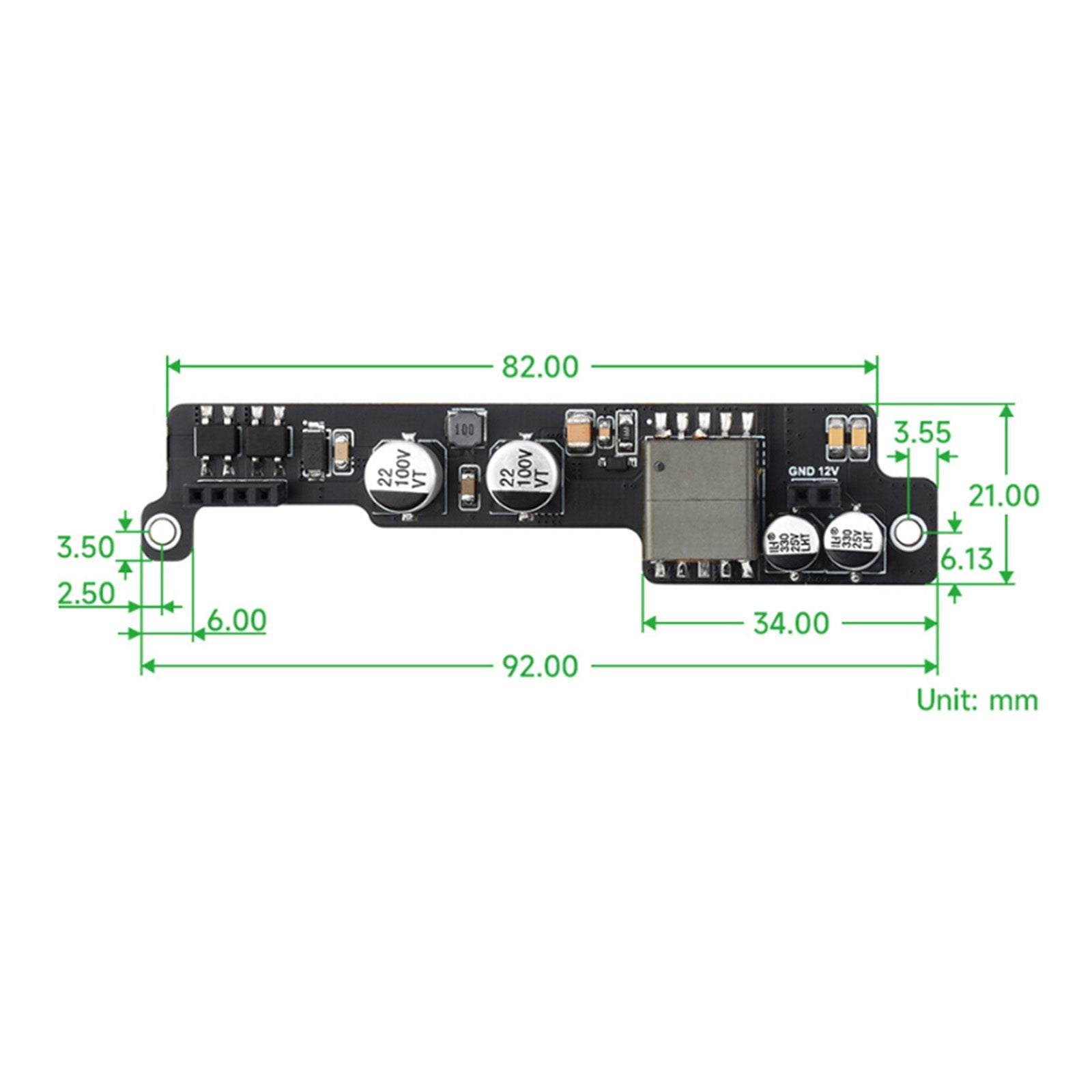 Jetson Orin Nano/NX Ethernet POE Power Supply Expansion Board Support 802.3af/at