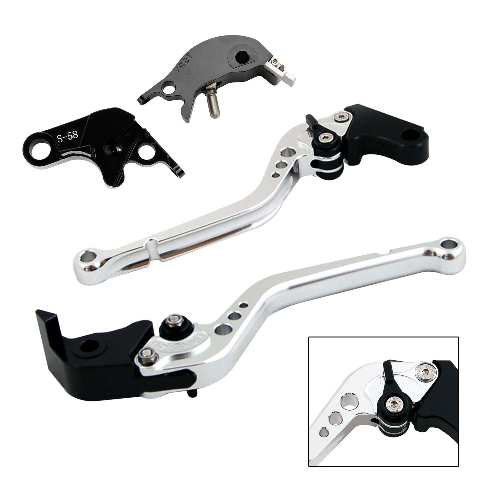 Long Clutch Brake Lever fit for YAMAHA YZF R7 MT-10/SP FZ-10/SP 2022-23