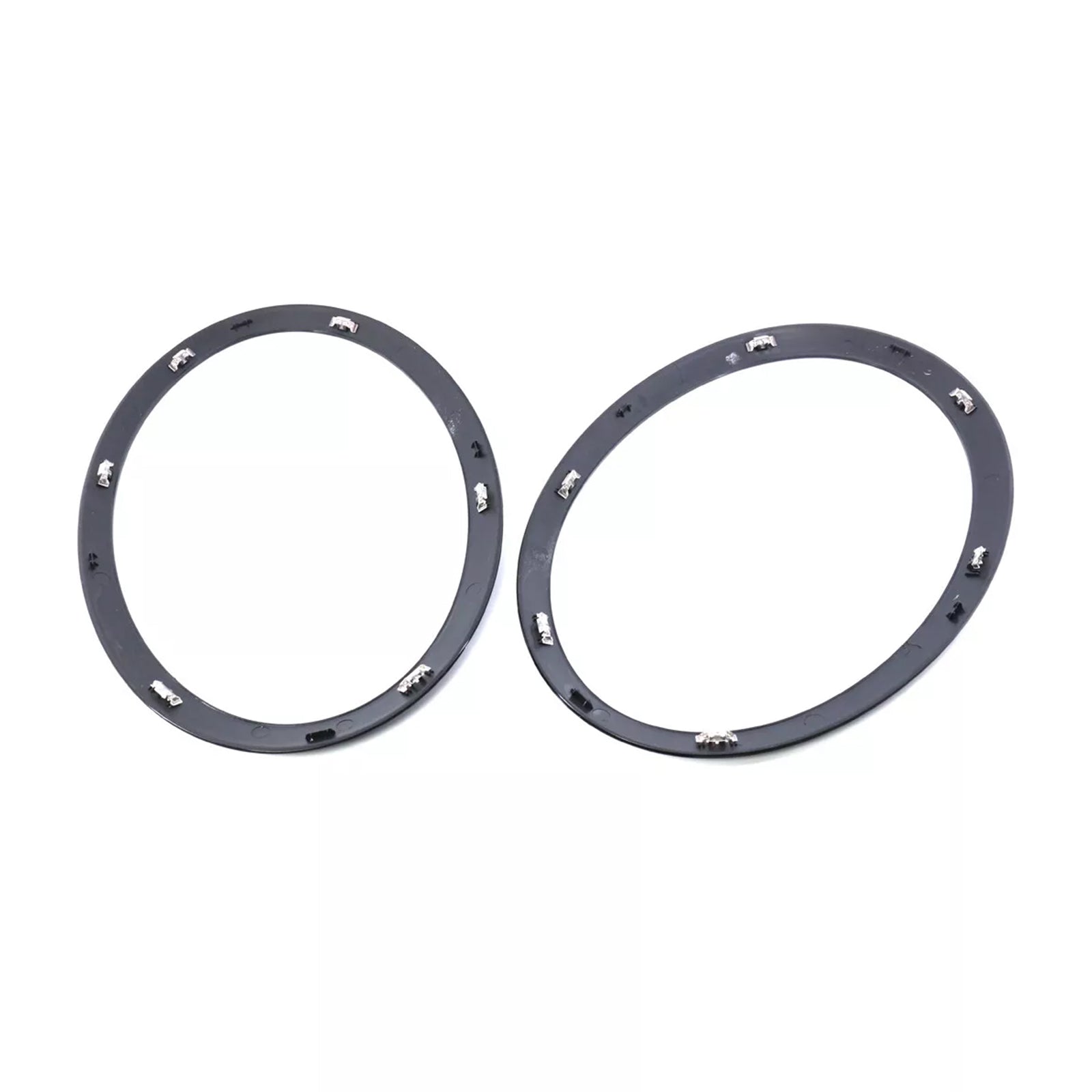 2PCS Gloss Black Headlight Bezel Trim Ring Mini Cooper F55 F56 F57 2014-2021