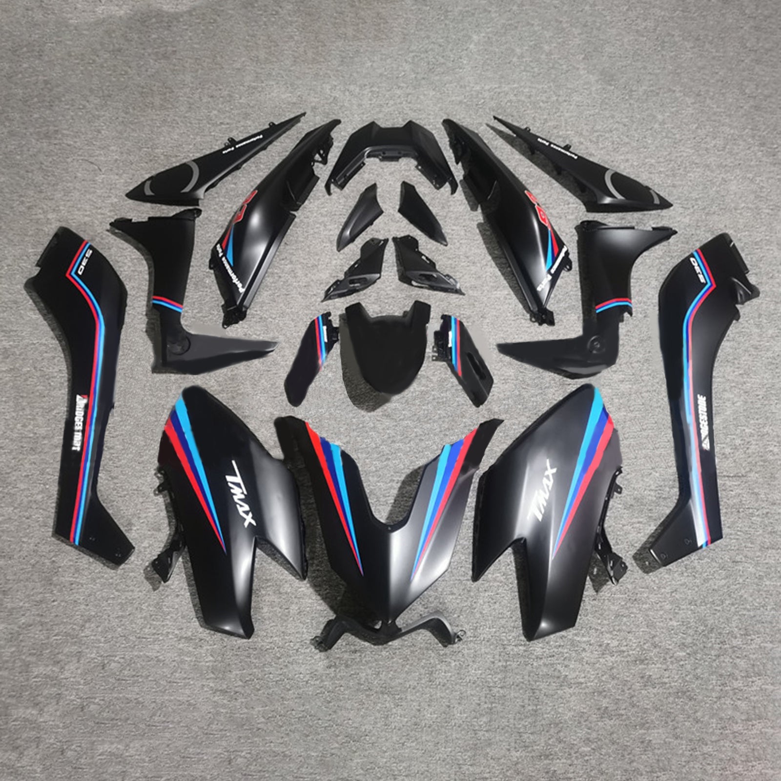 Amotopart Yamaha T-Max TMAX530 2017-2018 Fairing Kit Bodywork ABS