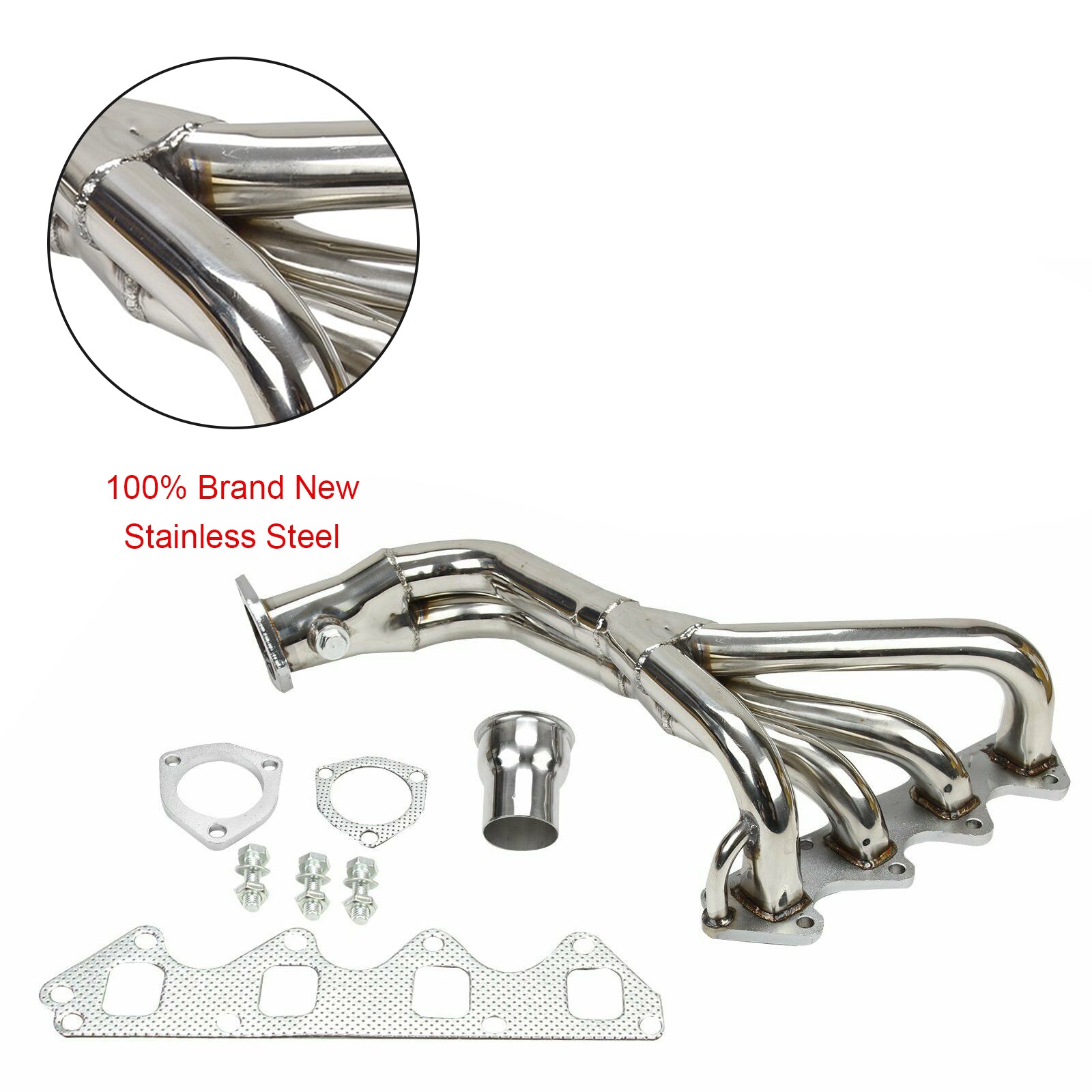 Stainless Manifold Header fit Suzuki Samurai & Geo Tracker 1.3L 1.6L L4 86-96