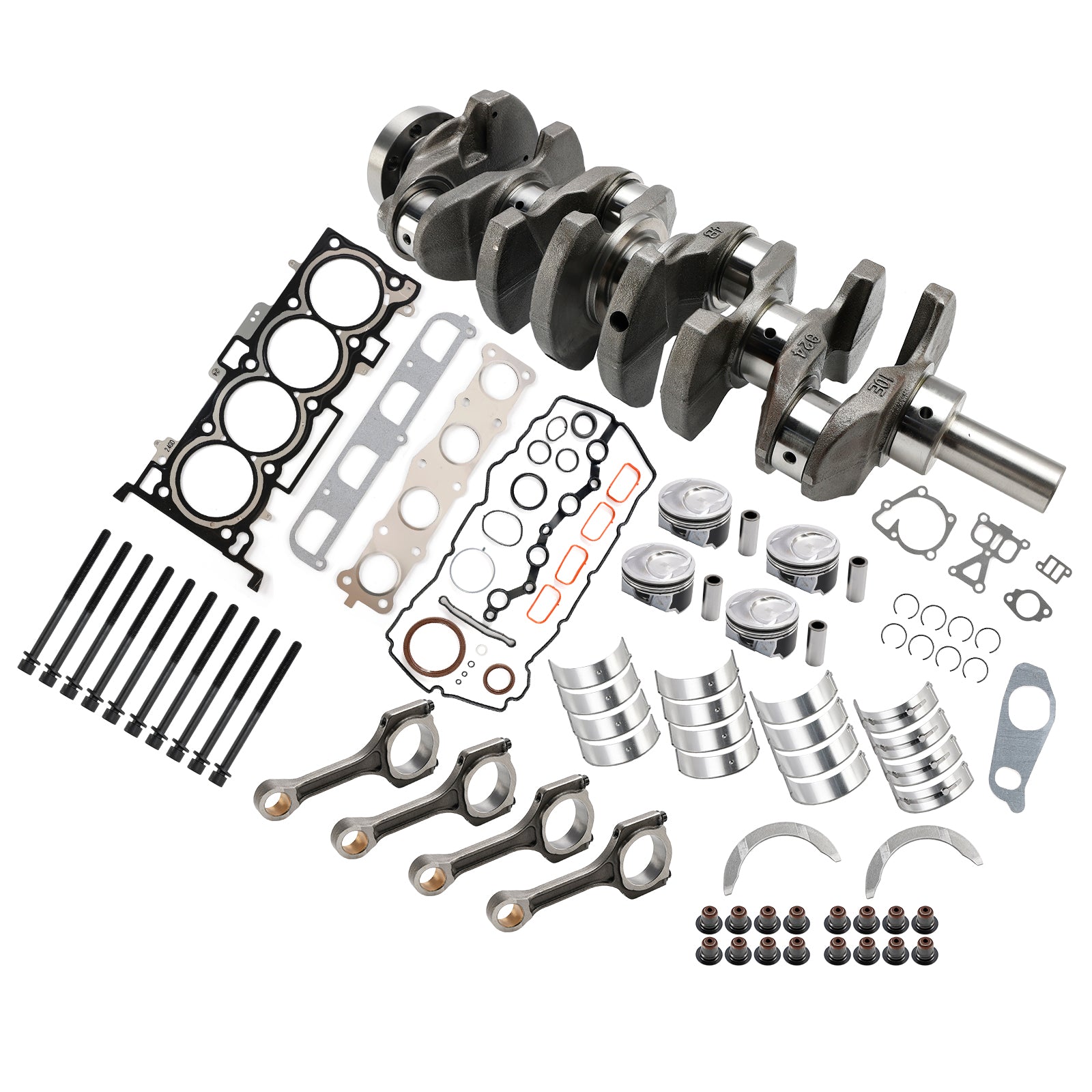 G4KJ 2.4L Engine Overhaul Rebuild Kit Crankshaft Rods for HYUNDAI KIA Sorento