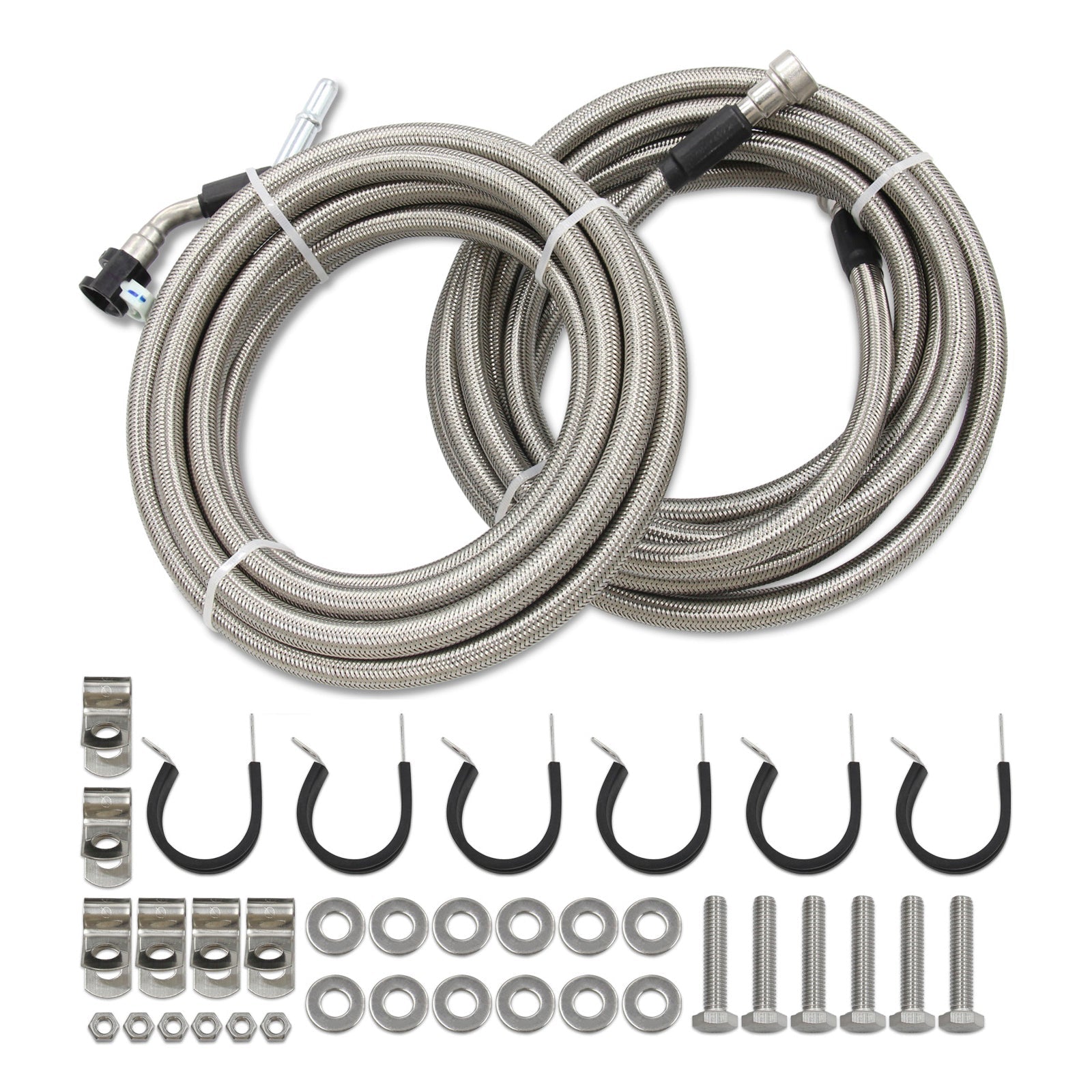 Stainless Steel Braided Fuel Line Kit Quick Fix QFF0015SS For HHR Cobalt Pontiac