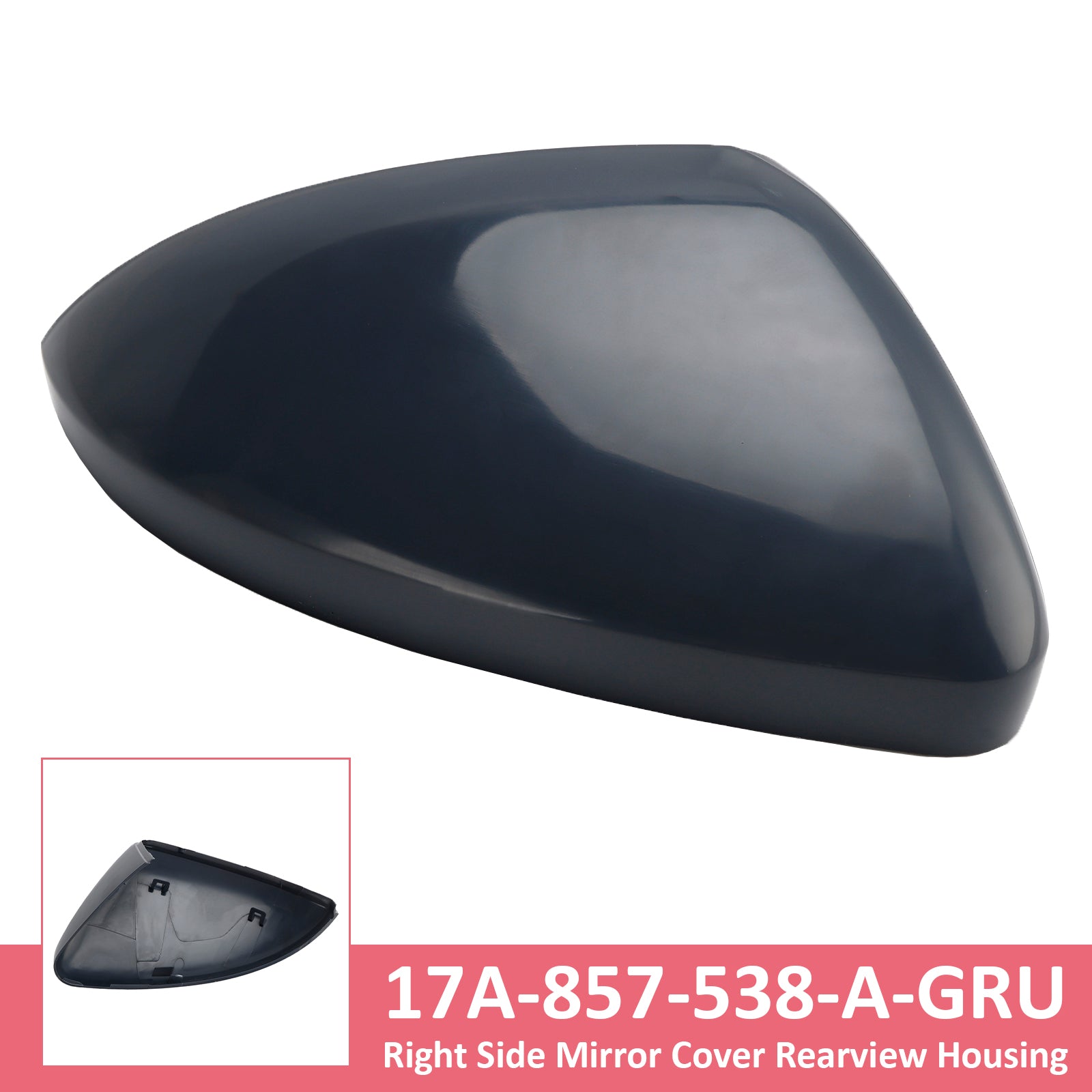 Right Side Mirror Cover Rearview Housing for VW Jetta 2019-25 17A-857-538-A-GRU