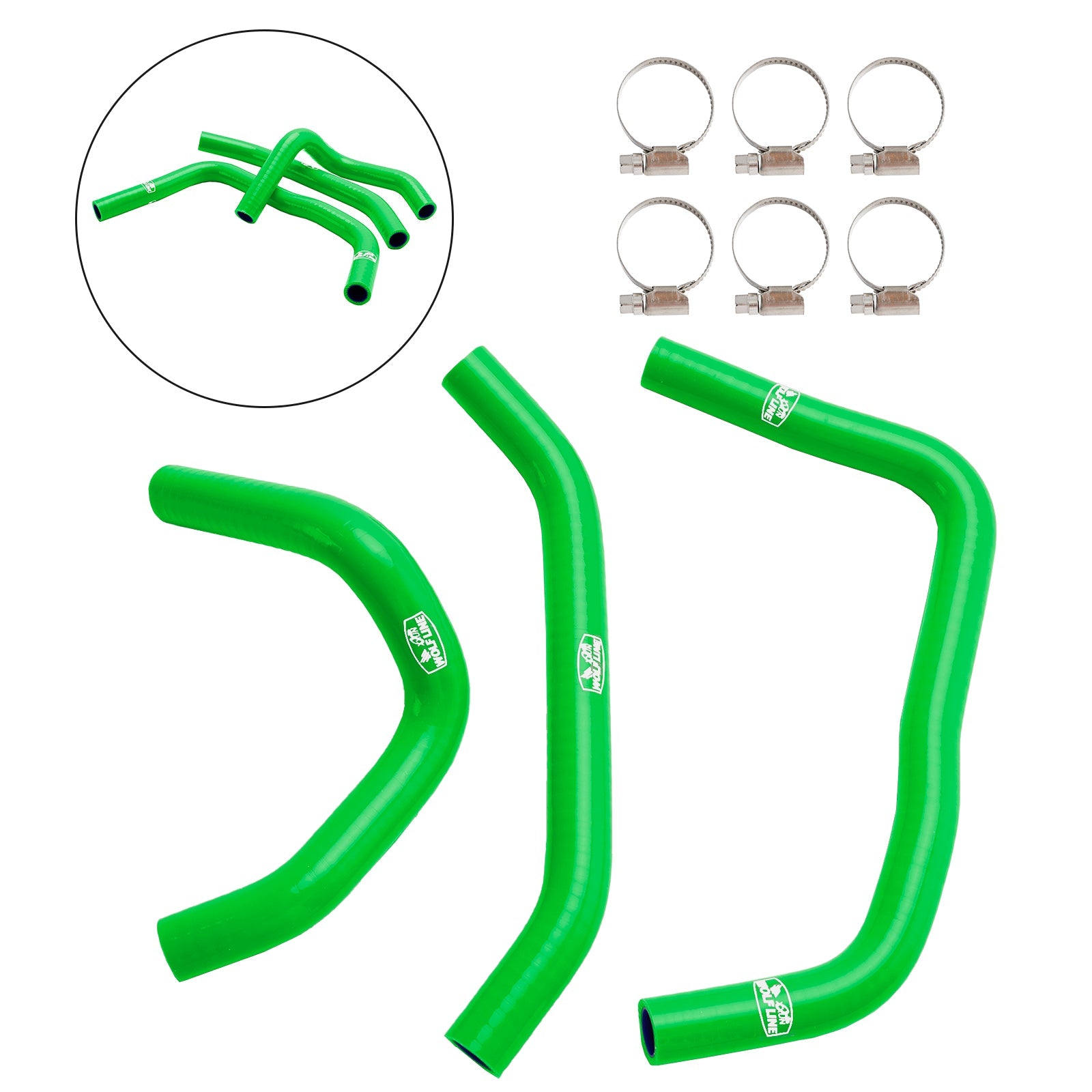 Silicone Radiator coolant Hose kit For Kawasaki ZX4R ZX-4RR 2023-2024