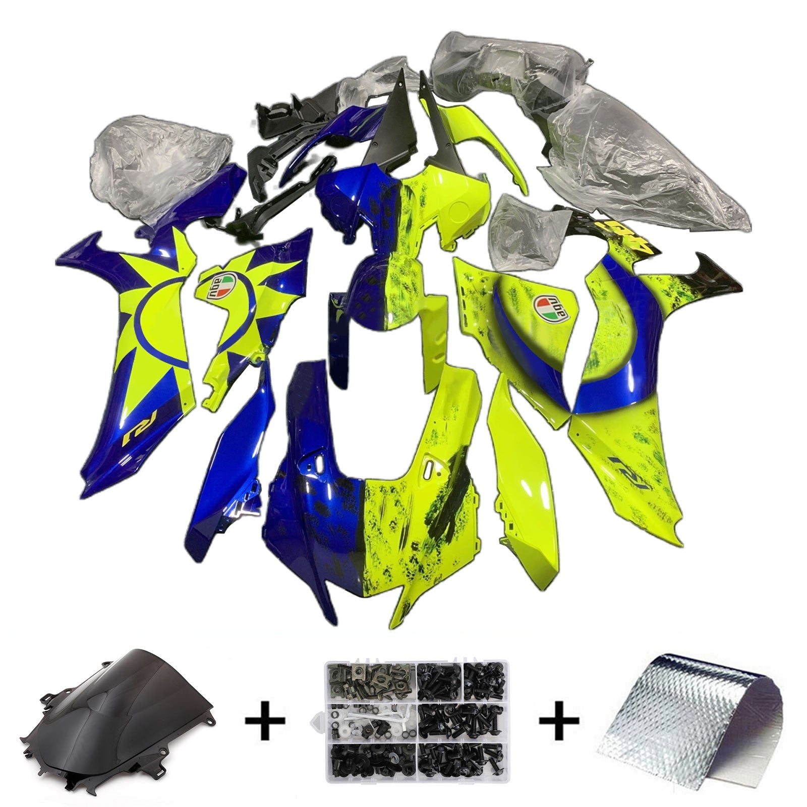 Yamaha YZF-R1 2020-2024 Fairing Kit Bodywork Plastic ABS