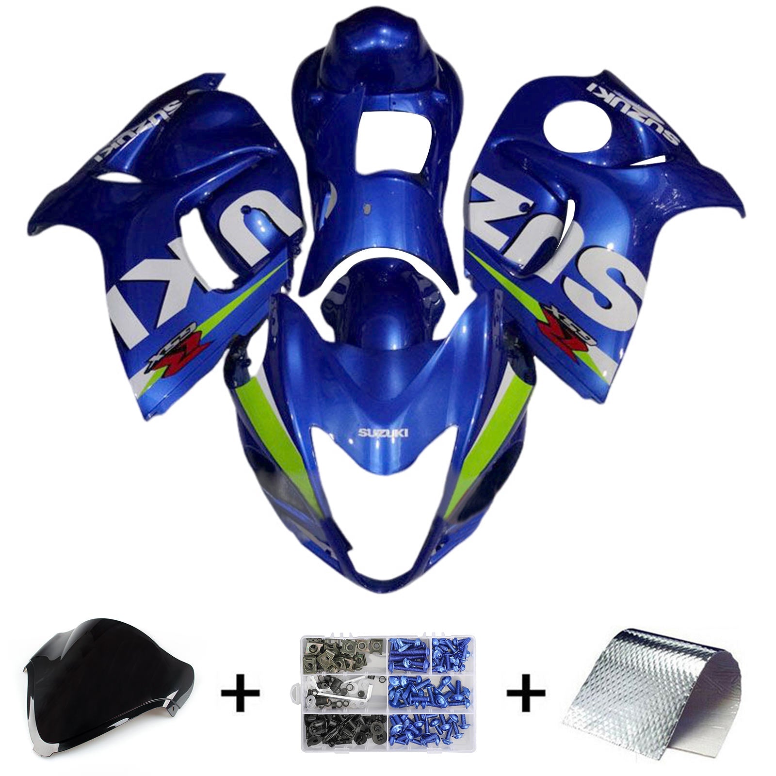 Amotopart Suzuki Hayabusa GSX1300R 2008-2020 Fairing Kit Bodywork Plastic ABS