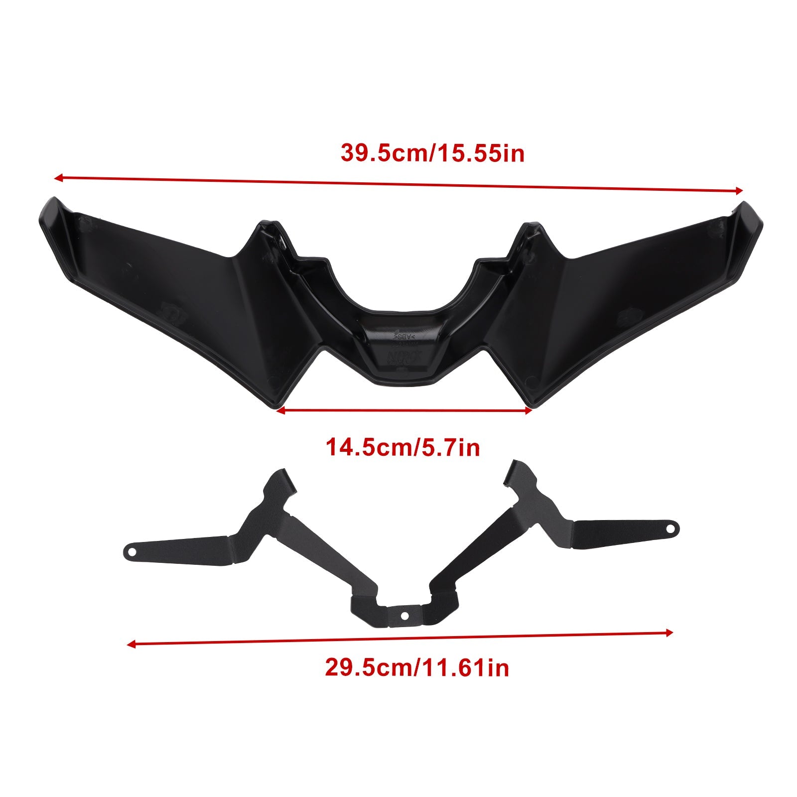 2021-2024 Yamaha MT-07 Front Fender Beak Extension Fairing Spoiler