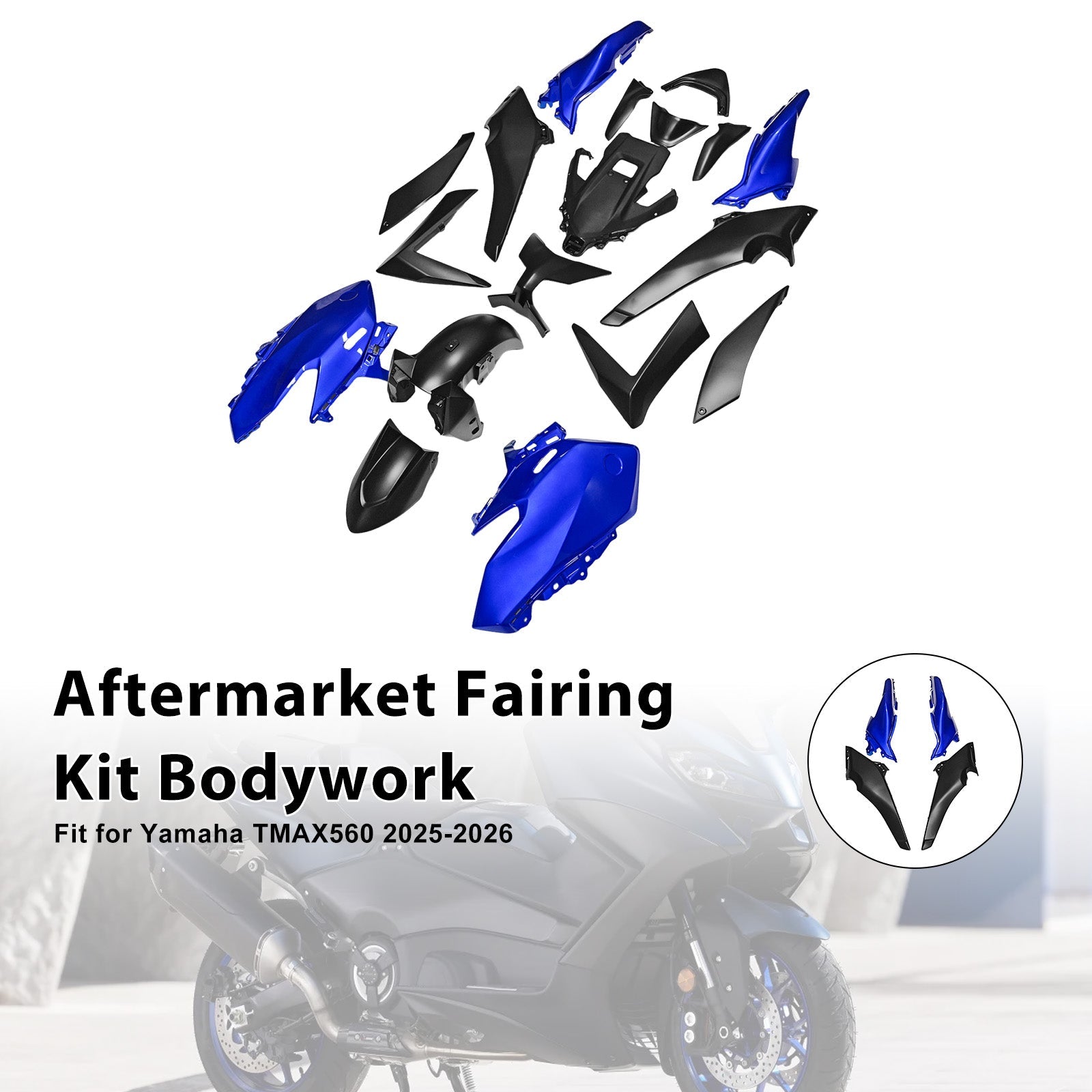 2025-2026 for Yamaha TMAX560 Injection Bodywork Fairing Kit