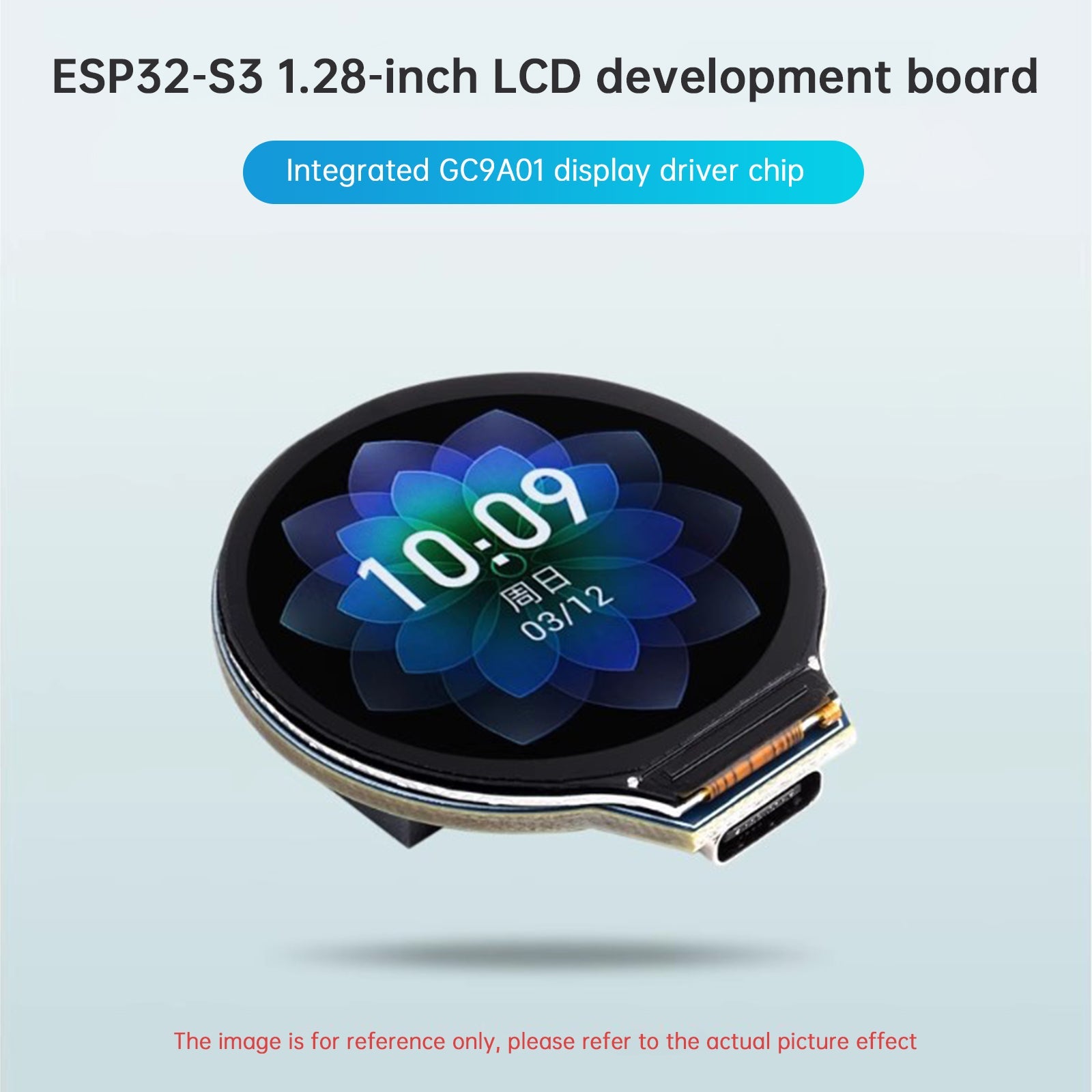 ESP32 S3 Development Board Round IPS Screen Bluetooth 240Mhz Operating Frequency