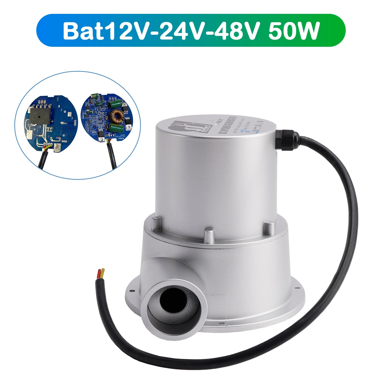 12/24/48V Water Flow Turbine Small Hydroelectric Generator Bat12V-24V-48V 36/50W