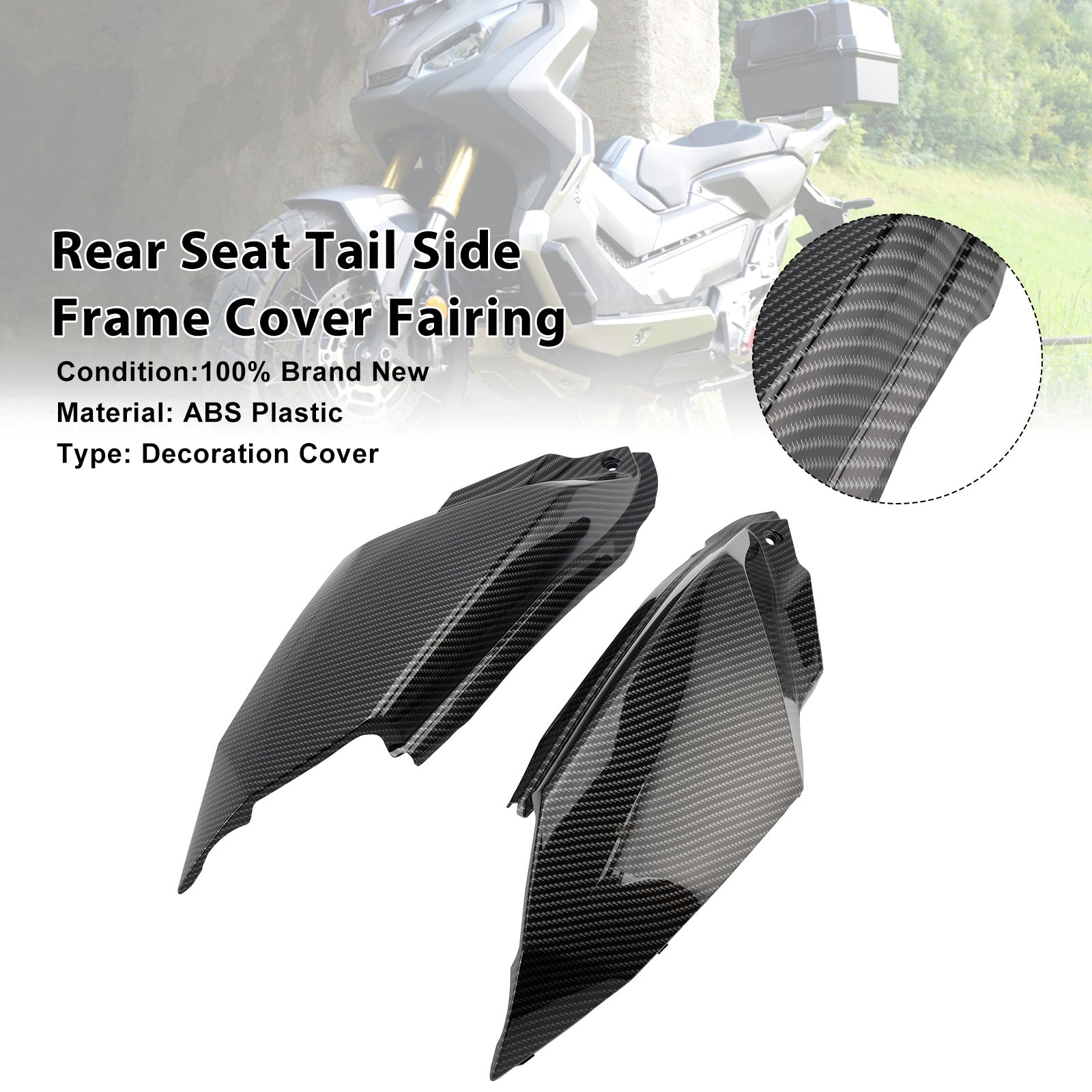 2017-2020 Honda XADV-750 Rear Seat Tail Side Frame Cover Fairing