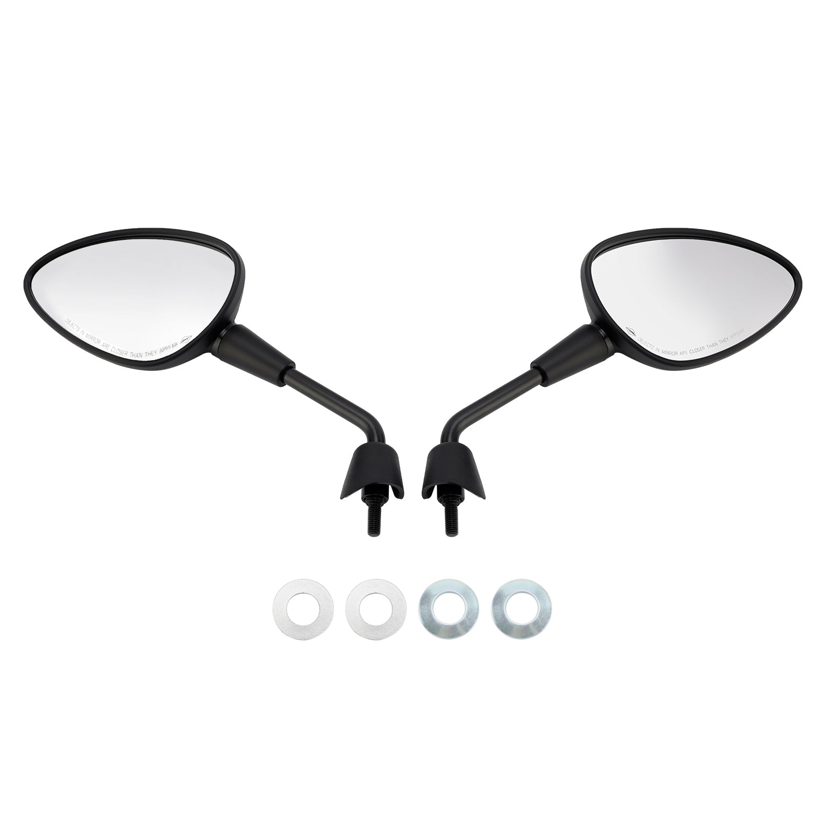 Mirror M8 Shorty left&right Black For Piaggio Vespa Sprint 50 125 150 Scooter