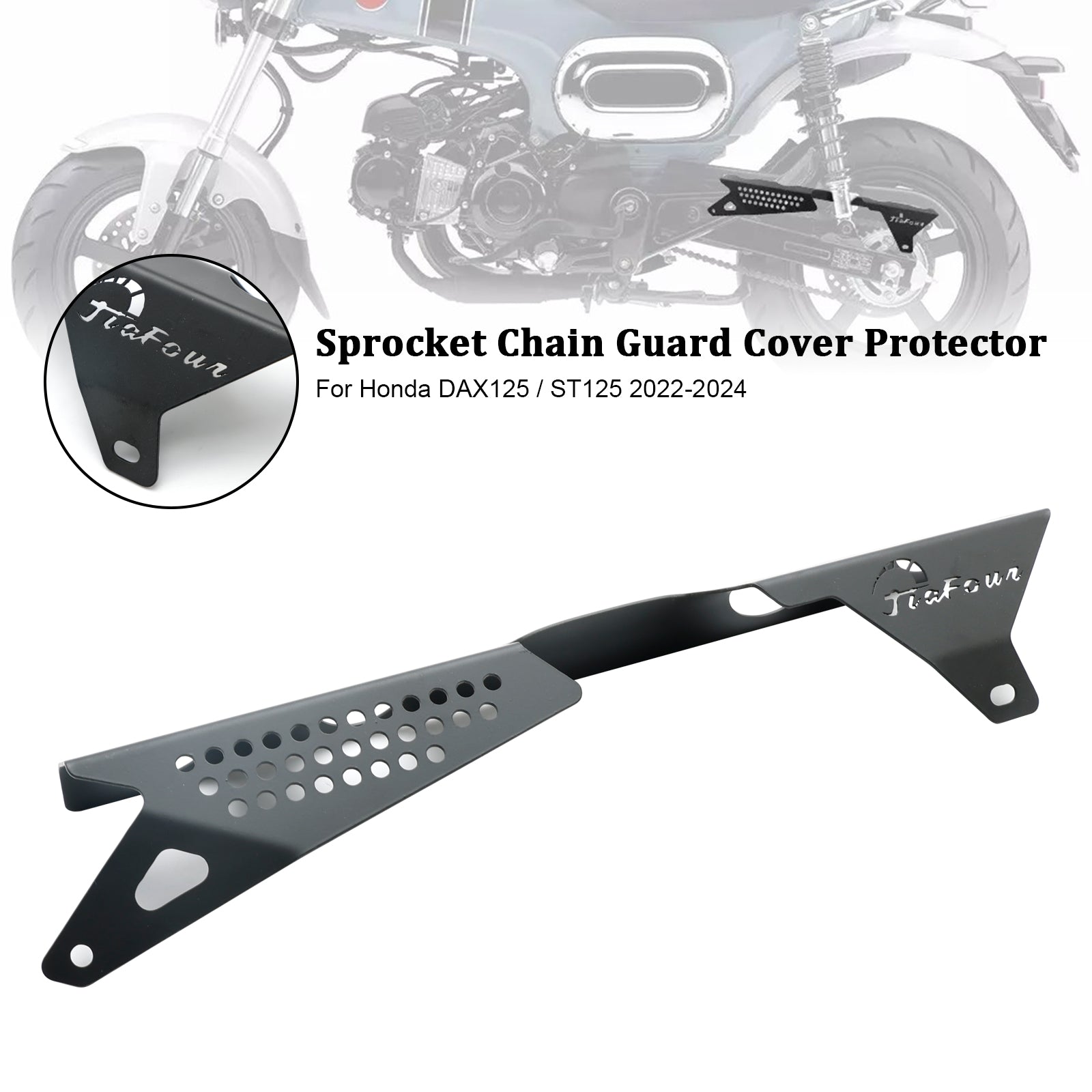 Sprocket Chain Guard Cover Protector For Honda DAX 125 ST125 2022-2024