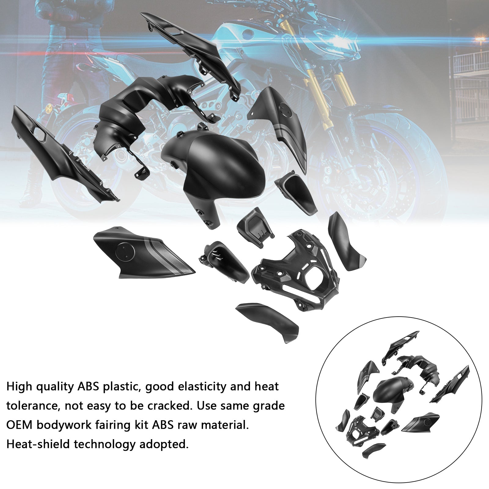 Yamaha MT-09 / MT-09 SP 2021-2023 Fairing Kit