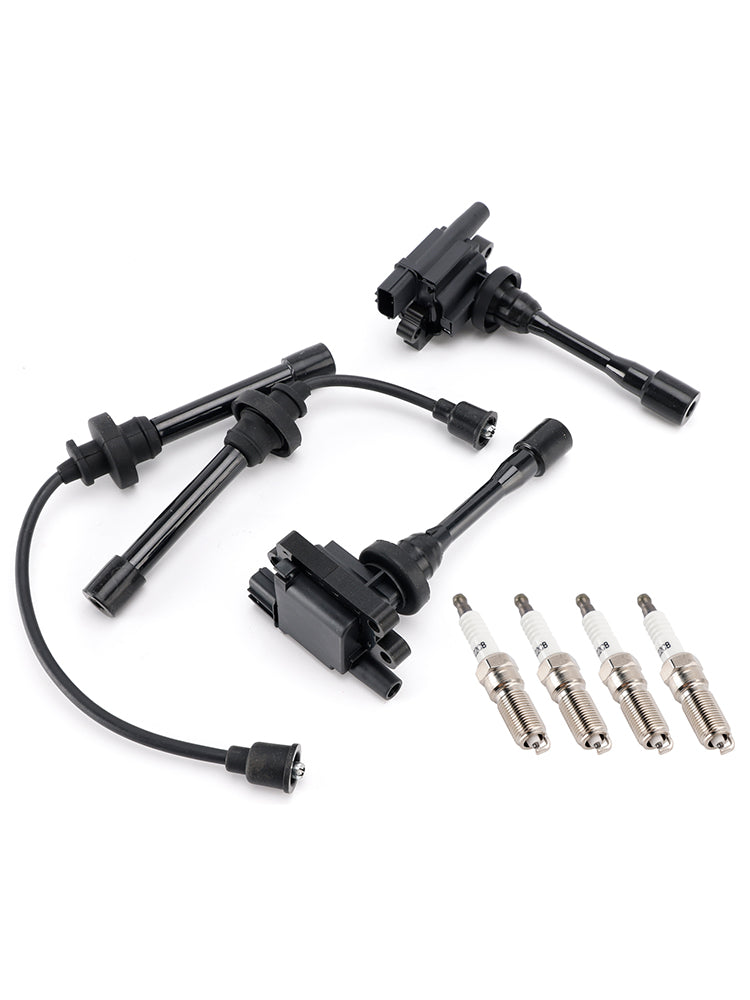 2001-2005 For Dodge Stratus 2.4L L4 2x Ignition Coil+2x Wires+4x Plugs UF295  5C1091 88921386