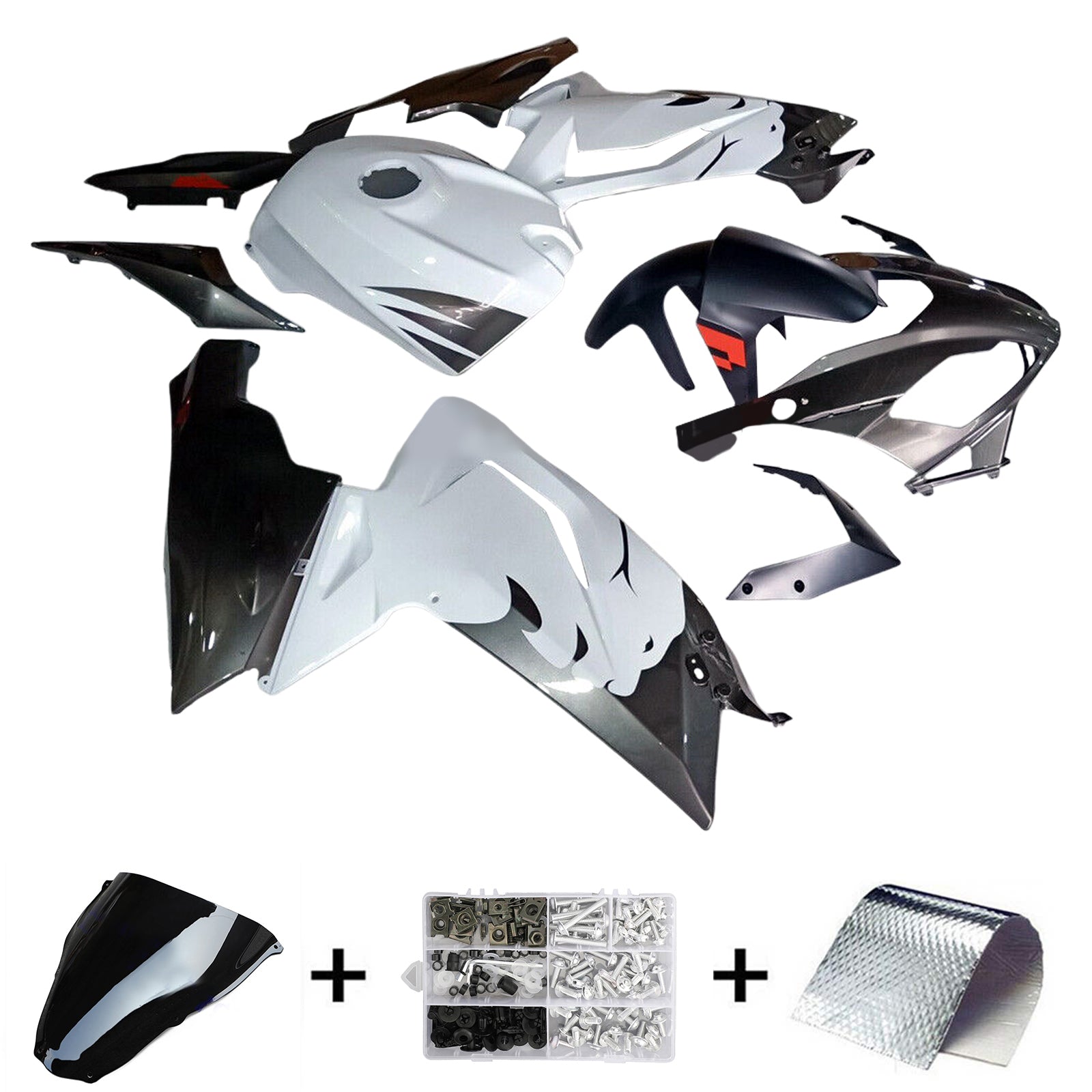 Amotopart Aprilia RS125 2006-2011 Kit Carenado Carrocería Plástico ABS