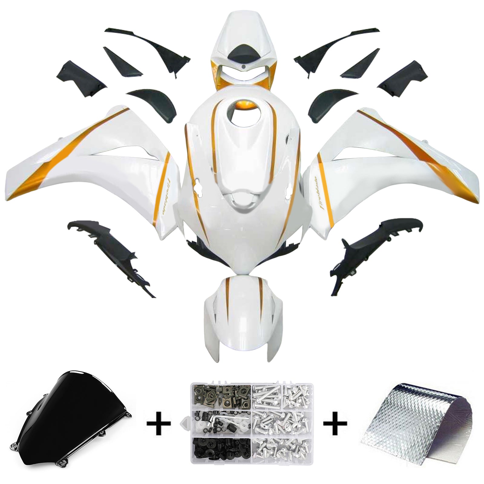 Honda CBR1000RR 2008-2011 Fairing Kit Bodywork Plastic ABS