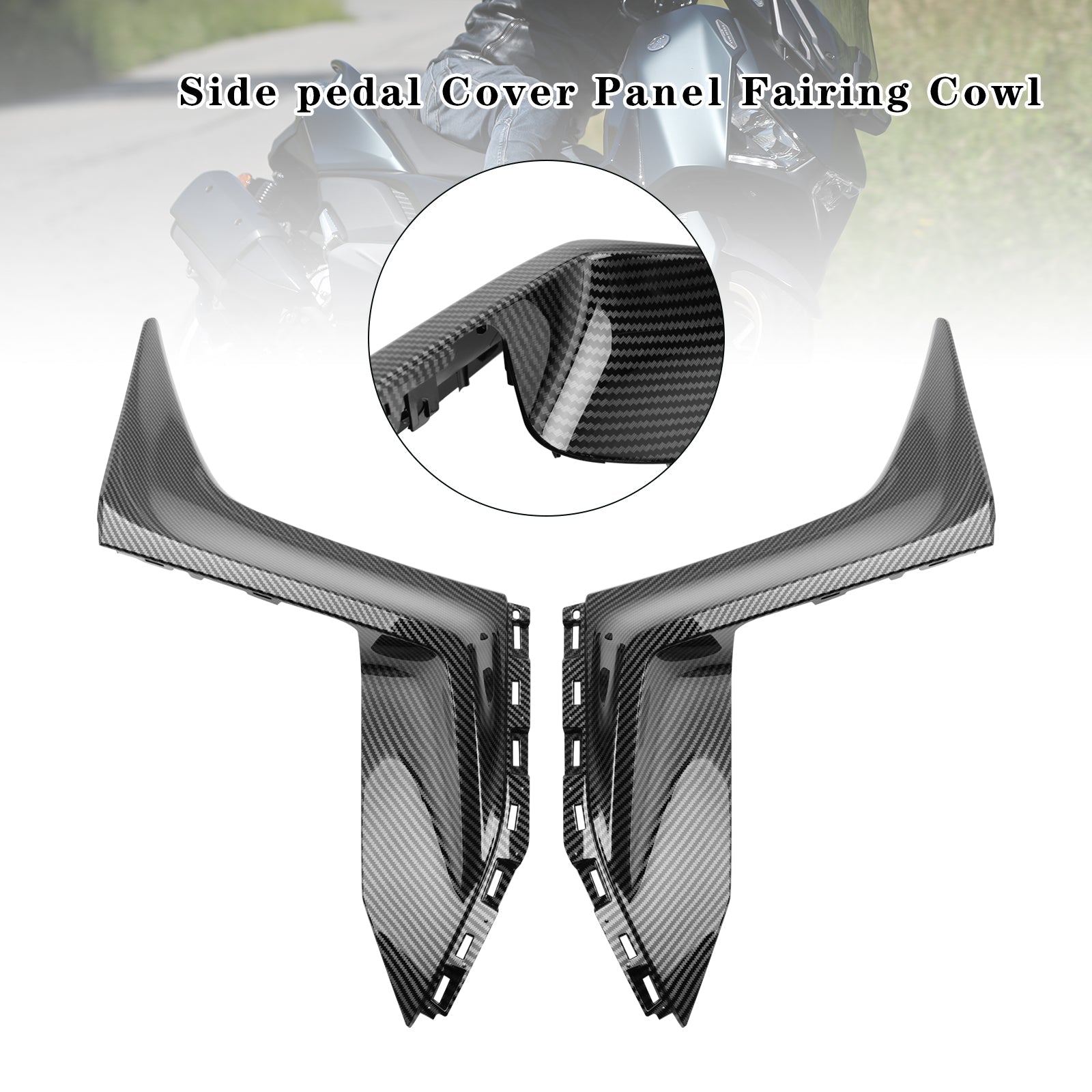 Yamaha X-MAX 300 XMAX 2023-2024 Side Pedal Cover Panel Fairing Cowl