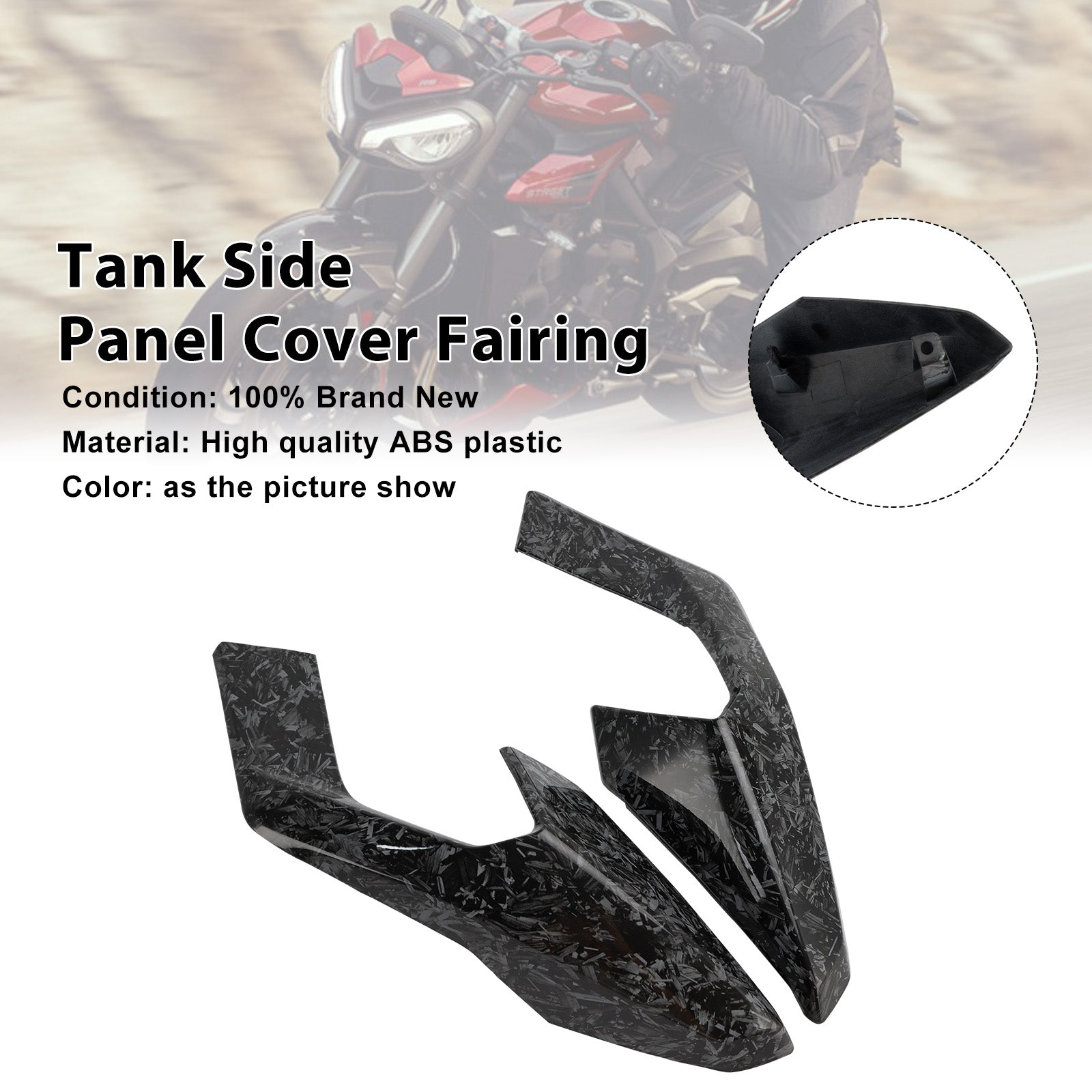 2023-2025 Street Triple 765 R/RS Tank Side Cover Panel Fairing