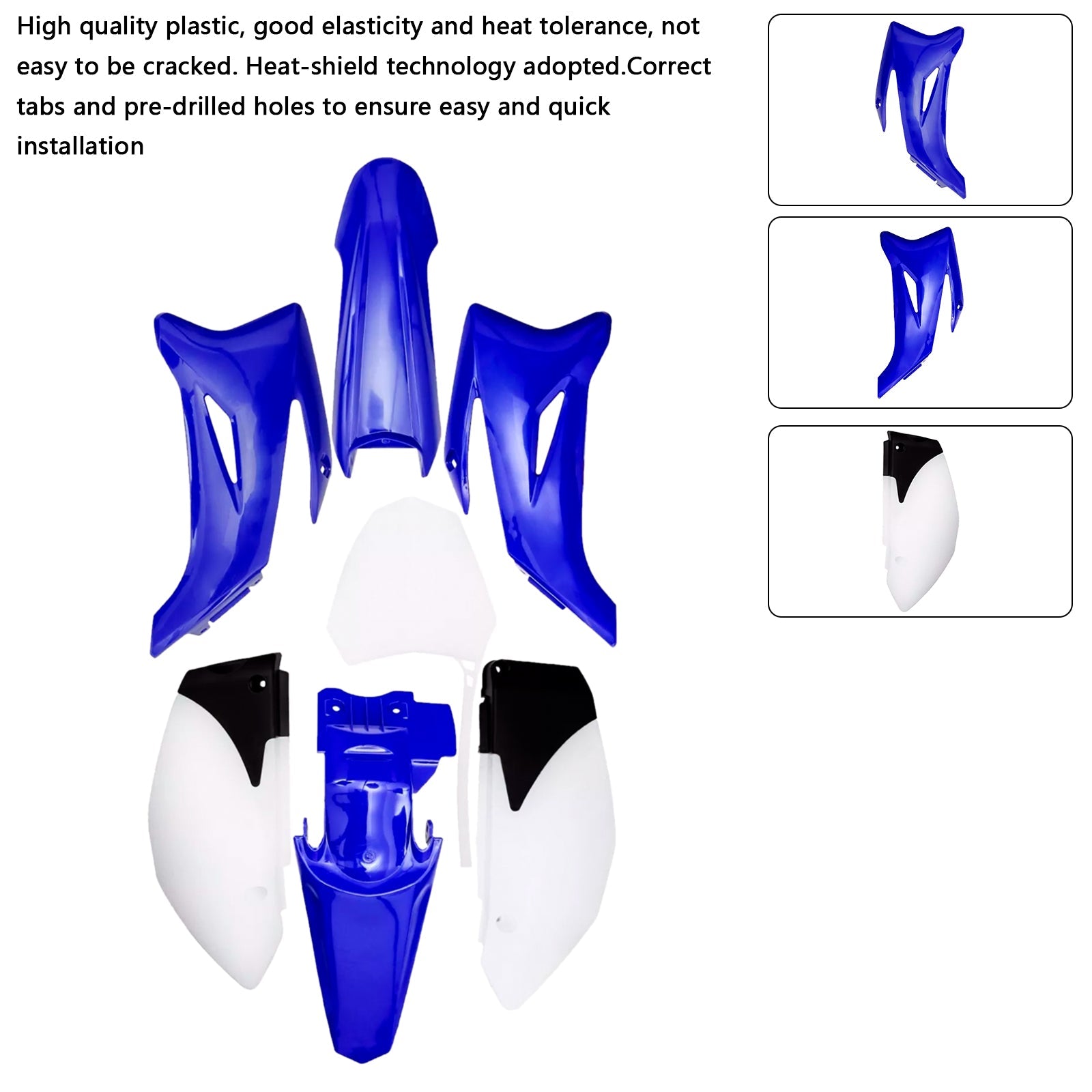 Yamaha TTR110 DIRT BIKE Body Plastic Kit Fender Fairing