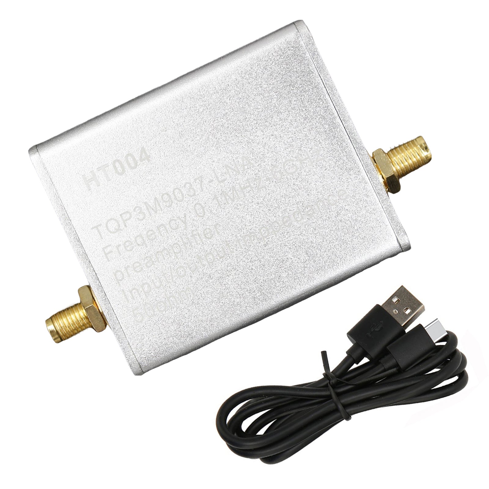 100K-6GHz HT004 Full Band Low Noise Amplifier 20dB High Gain Power Preamplifier