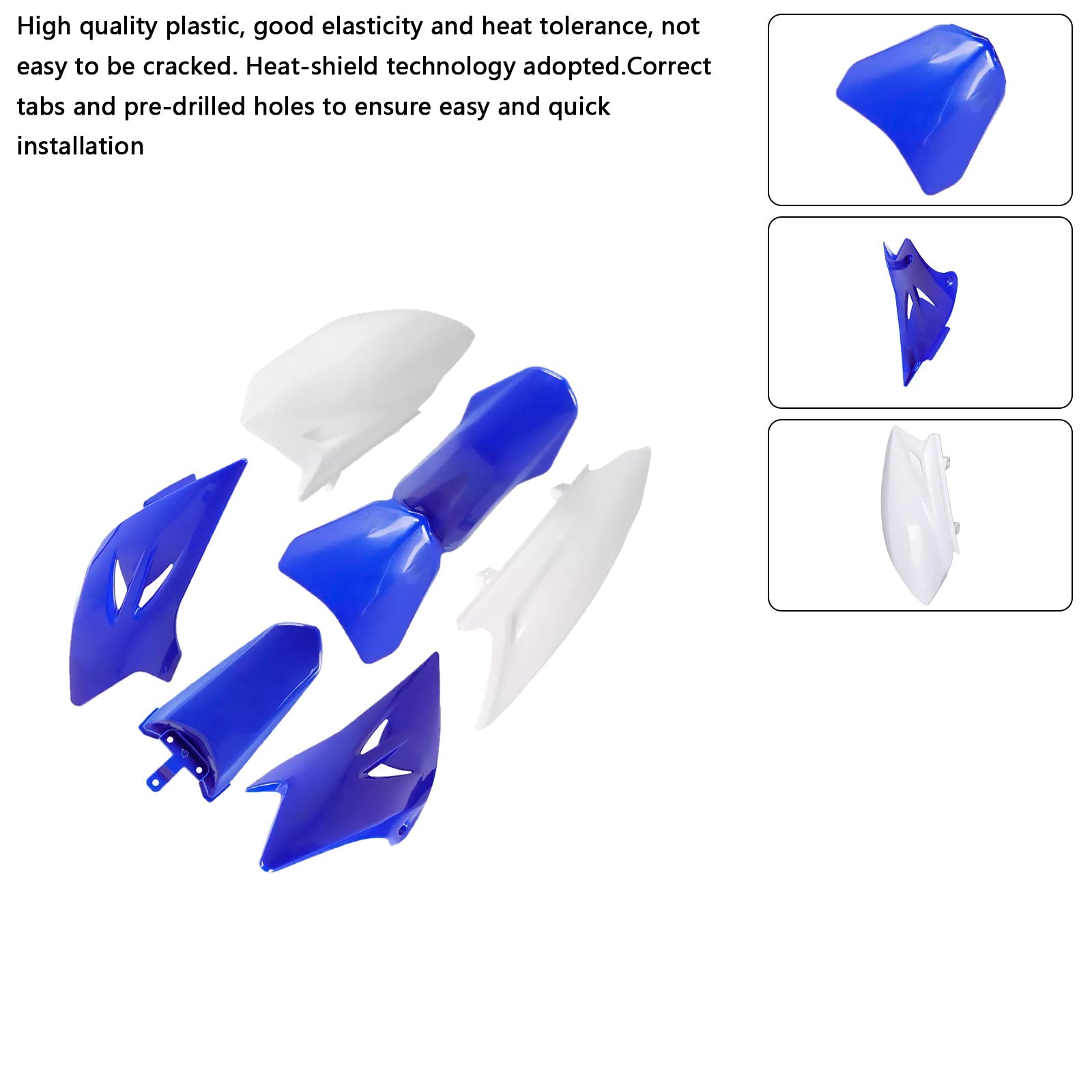 2006-2021 Yamaha TTR50 Body Plastic Kit Front Rear Fender Fairing