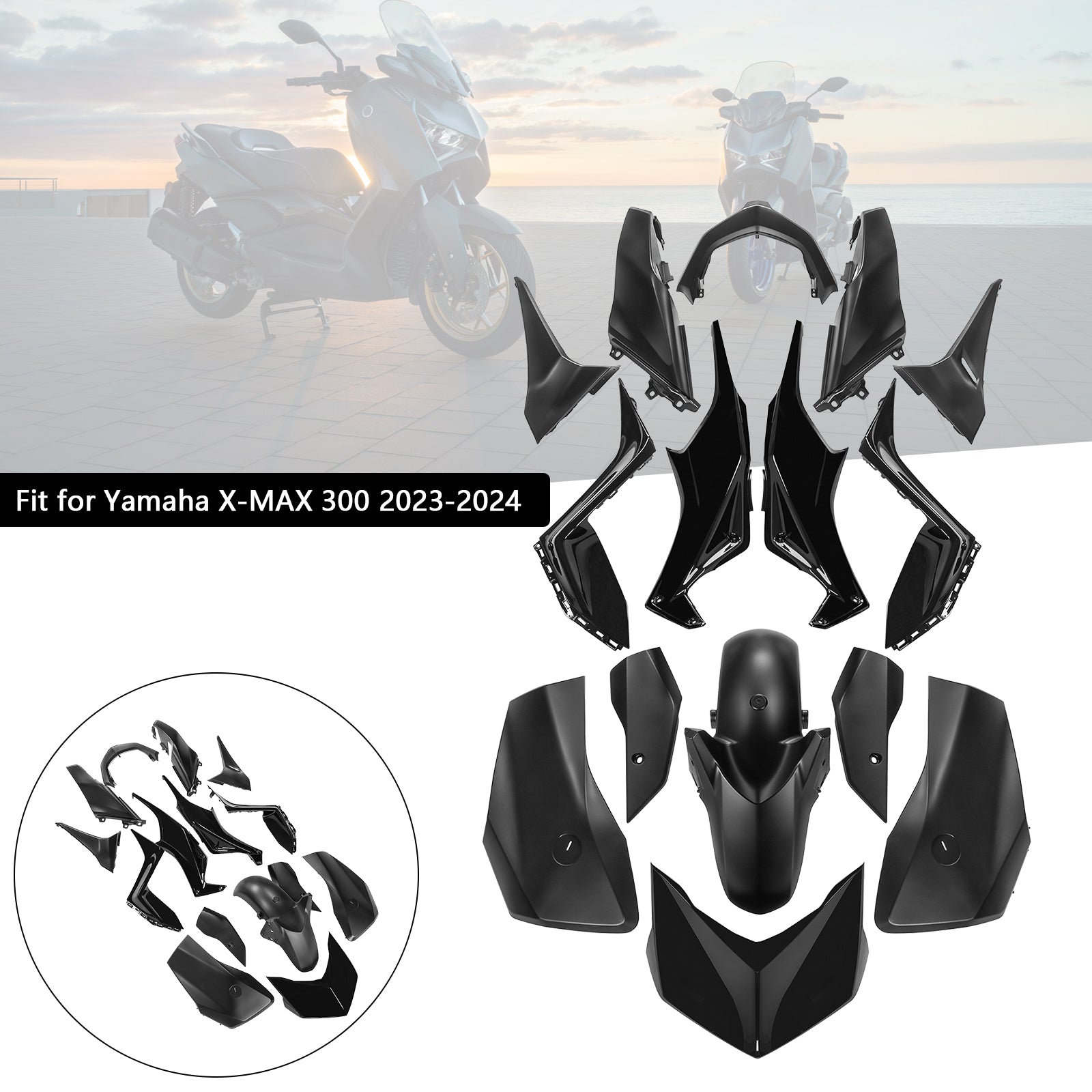 Yamaha X-MAX 300 XMAX 2023-2024 Fairing Kit