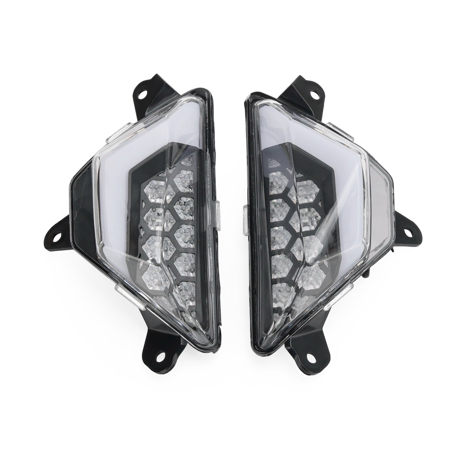 LED Front Turn Signal Light For KAWASAKI NINJA 300 400 650 ZX-6R ZX-4RR 2013+ Clear