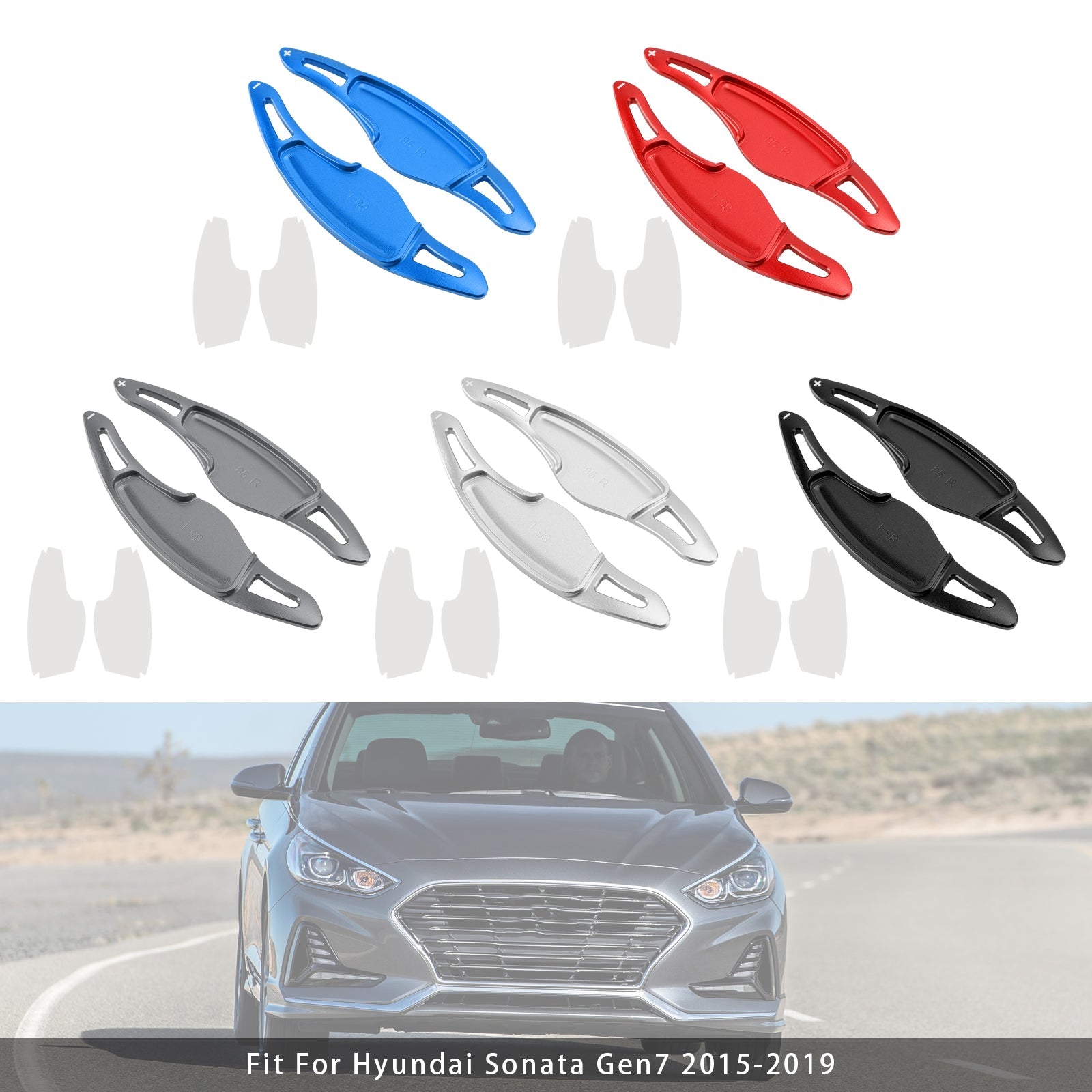 2015-2019 Hyundai Sonata Steering Wheel Paddle Shifter For Aluminium