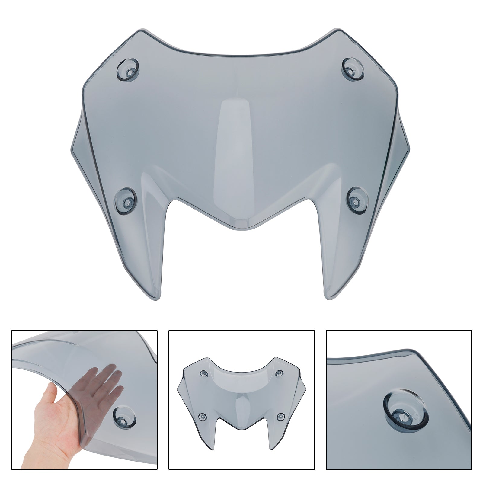 2022-2024 야마하 T-MAX 560 윈드실드 윈드스크린 + 브라켓