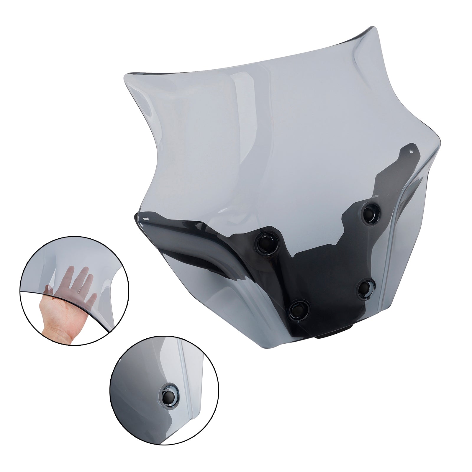 2024-2025 야마하 MT-09/SP 윈드실드 윈드스크린 + 브라켓