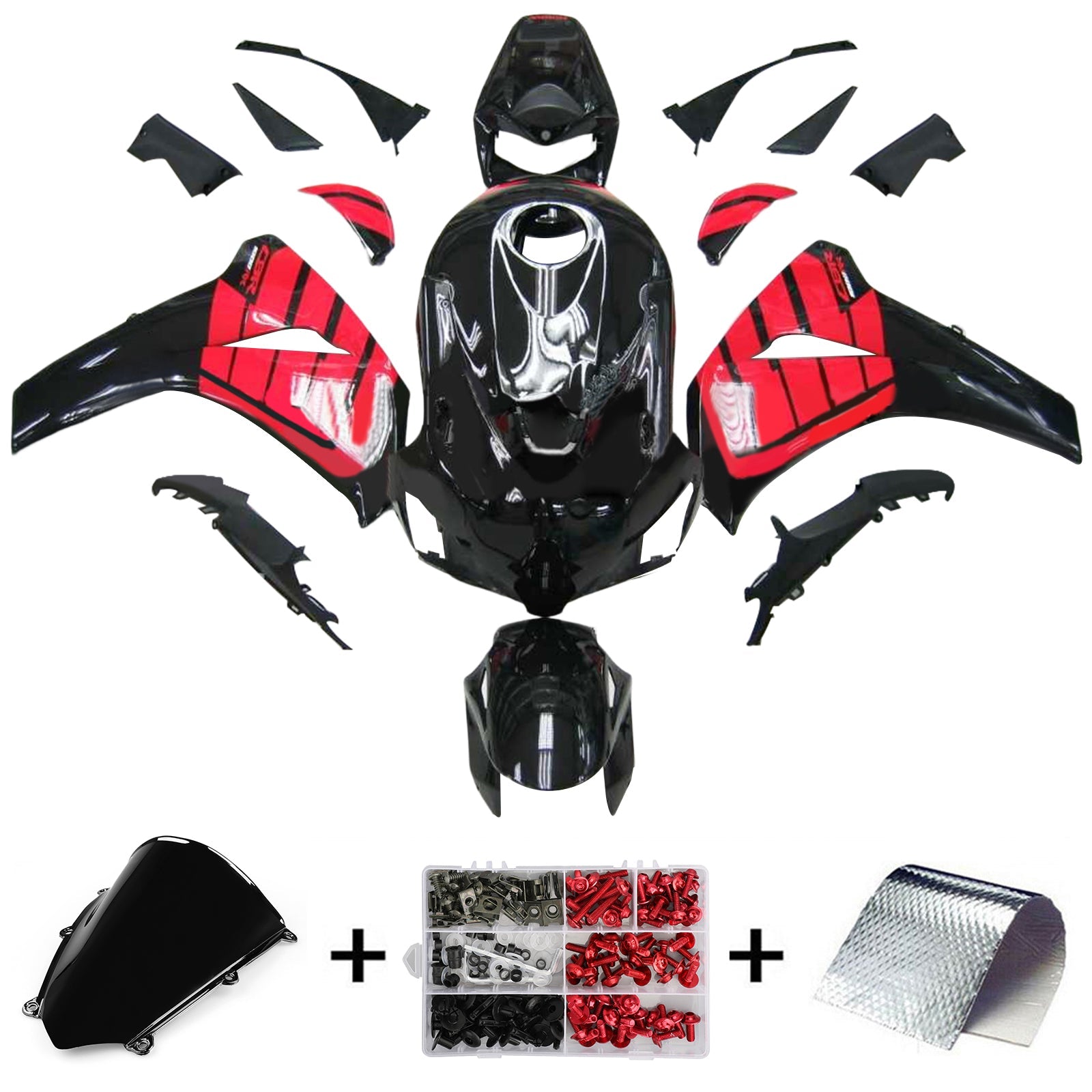 Honda CBR1000RR 2008-2011 Fairing Kit Bodywork Plastic ABS