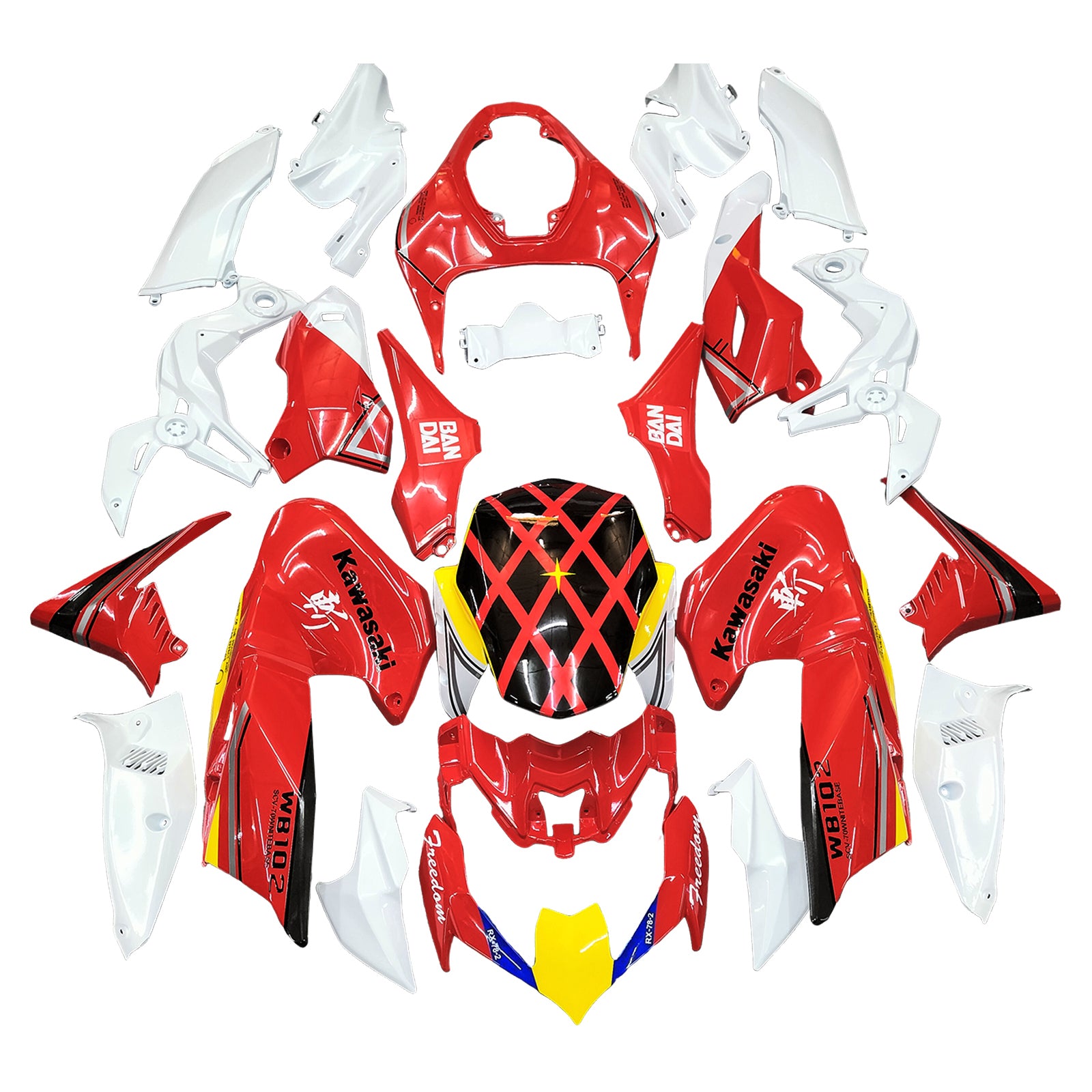 Kawasaki Z900 2020-2024 Fairing Kit Bodywork Plastic ABS