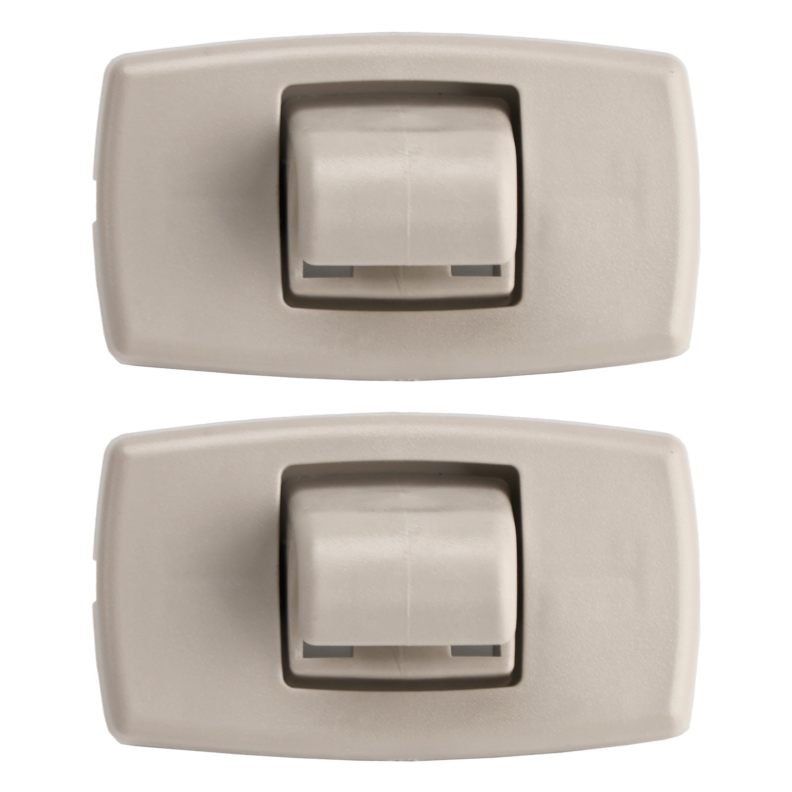 2x Gray Sun Visor Clip Hook Retainer For Mercedes Benz C-class W205 S205 15-19