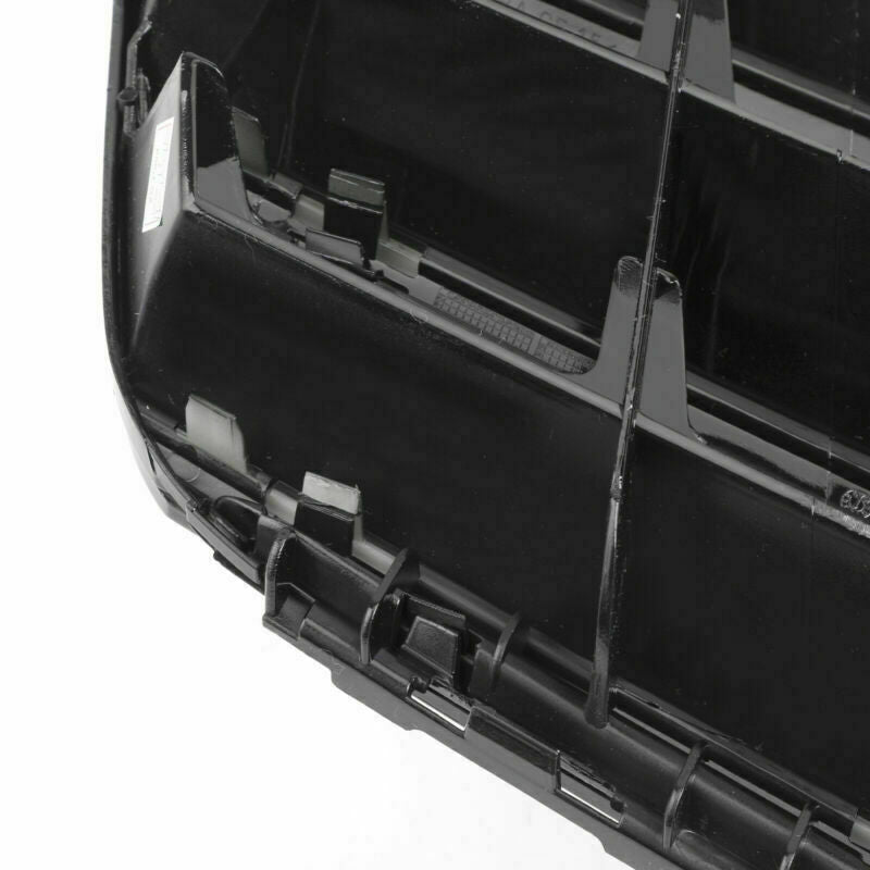 Rejilla de parachoques delantero apta para Benz Clase C W204 con emblema LED C300/C350 08-14 negro 
