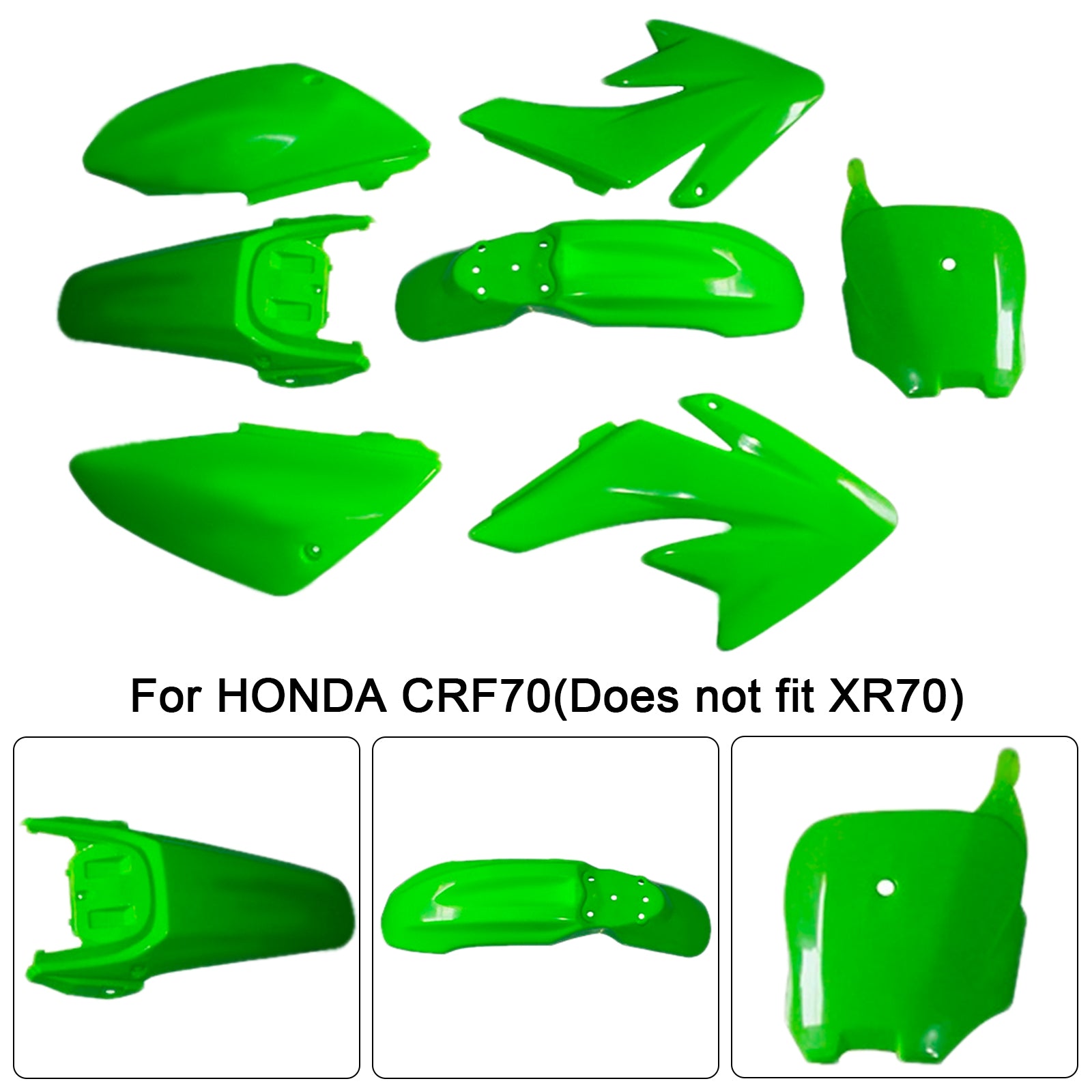HONDA CRF70 DIRT BIKE Body Plastic Kit Fender Fairing