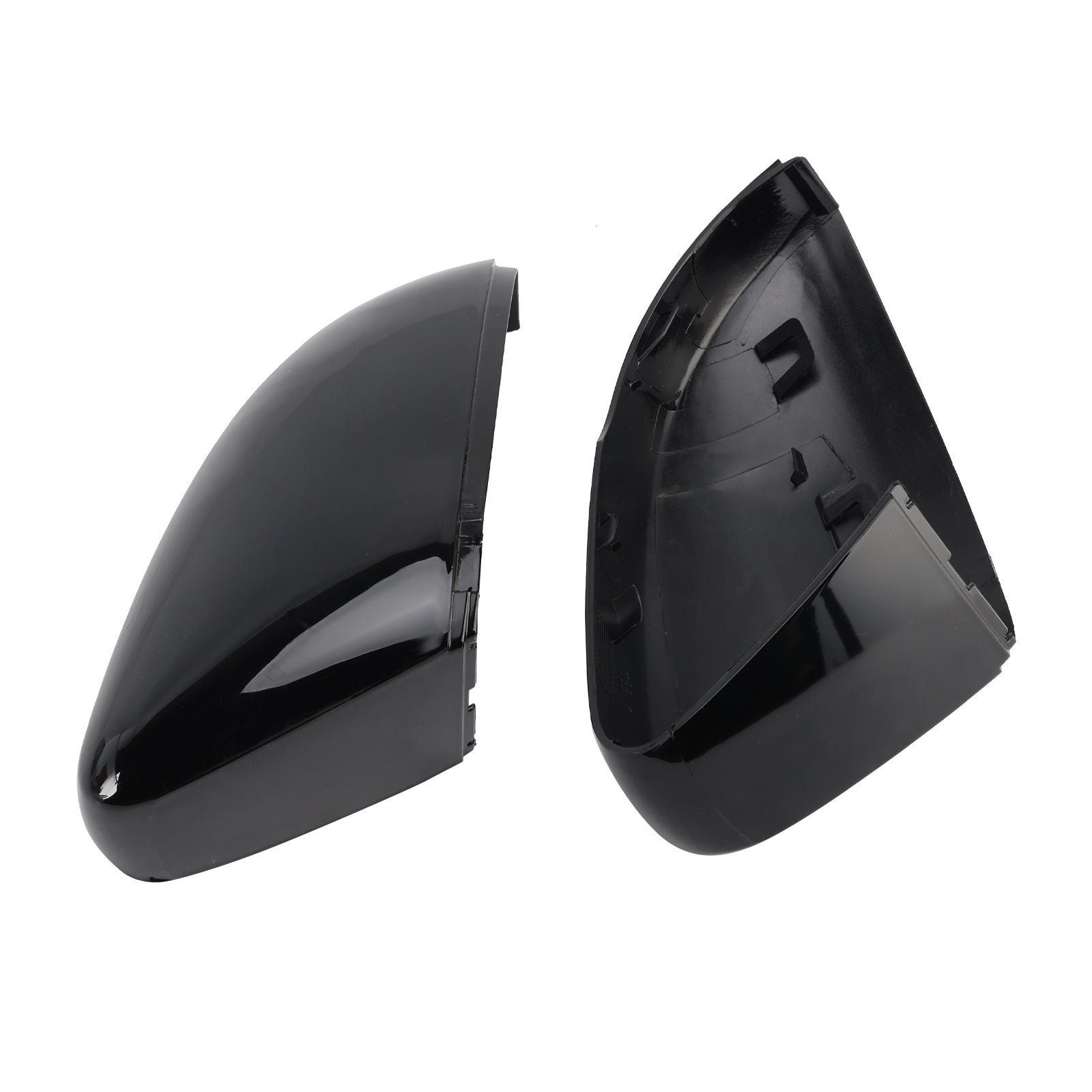 2009-2017 VW Polo MK5 Side Mirror Covers Rearview Housing Black