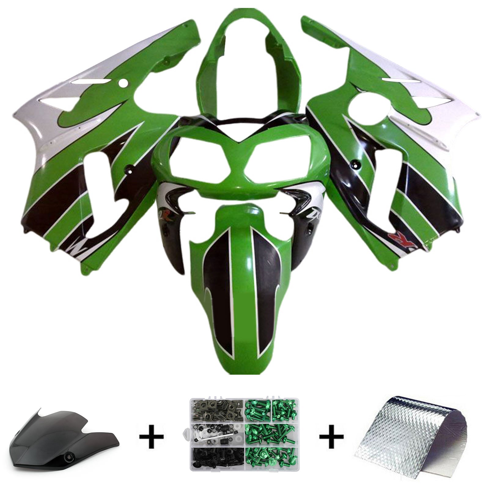 Kawasaki ZX12R 2002-2005 Fairing Kit Bodywork Plastic ABS