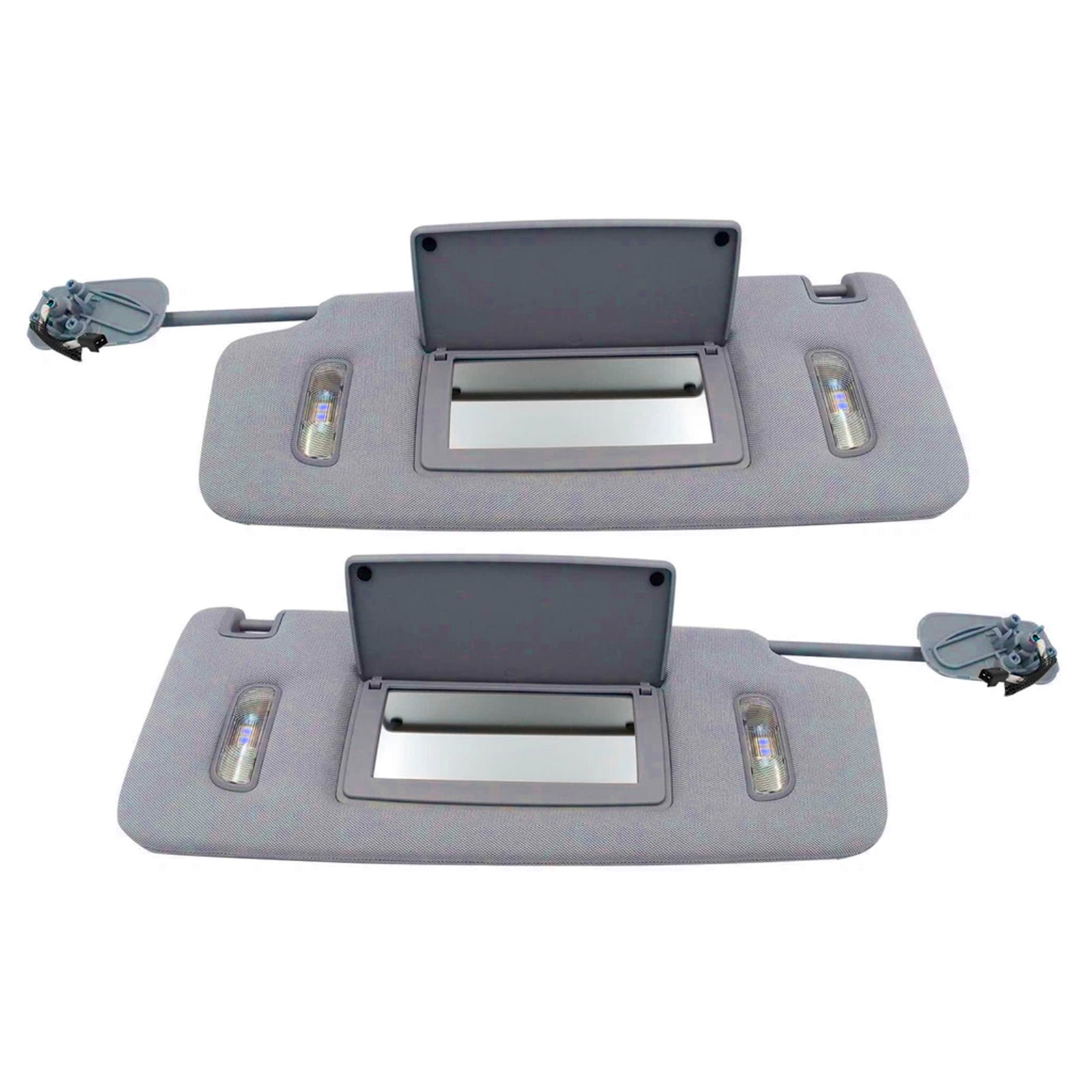 2PCS Gray Sun Visor Left & Right 22870346 23459643 For Nissan Altima 2013-2018