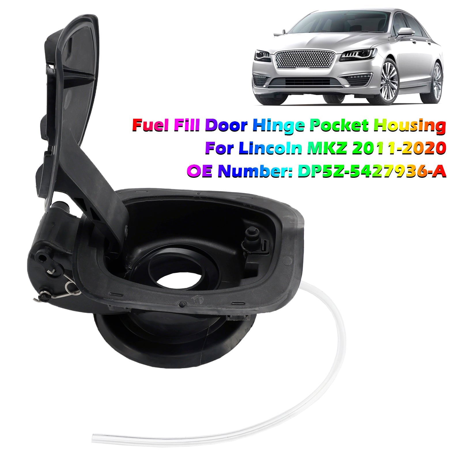2011-2020 Lincoln MKZ Fuel Door Hinge Filler Pocket Housing DP5Z-5427936-A