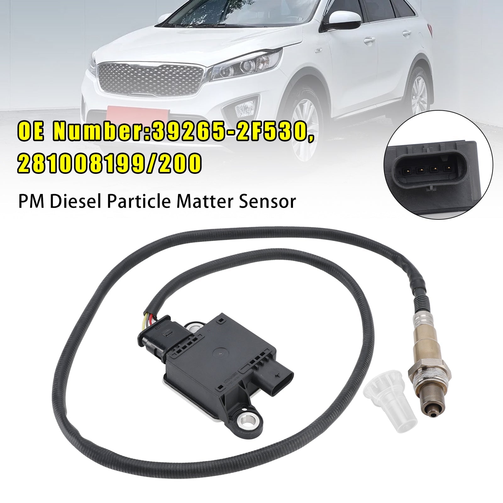 2015-2020 For Kia Sorento III (UM) 2.2 CRDi 4WD D4HB 2199 149KW SUV PM Particle Matter Sensor 39265-2F530