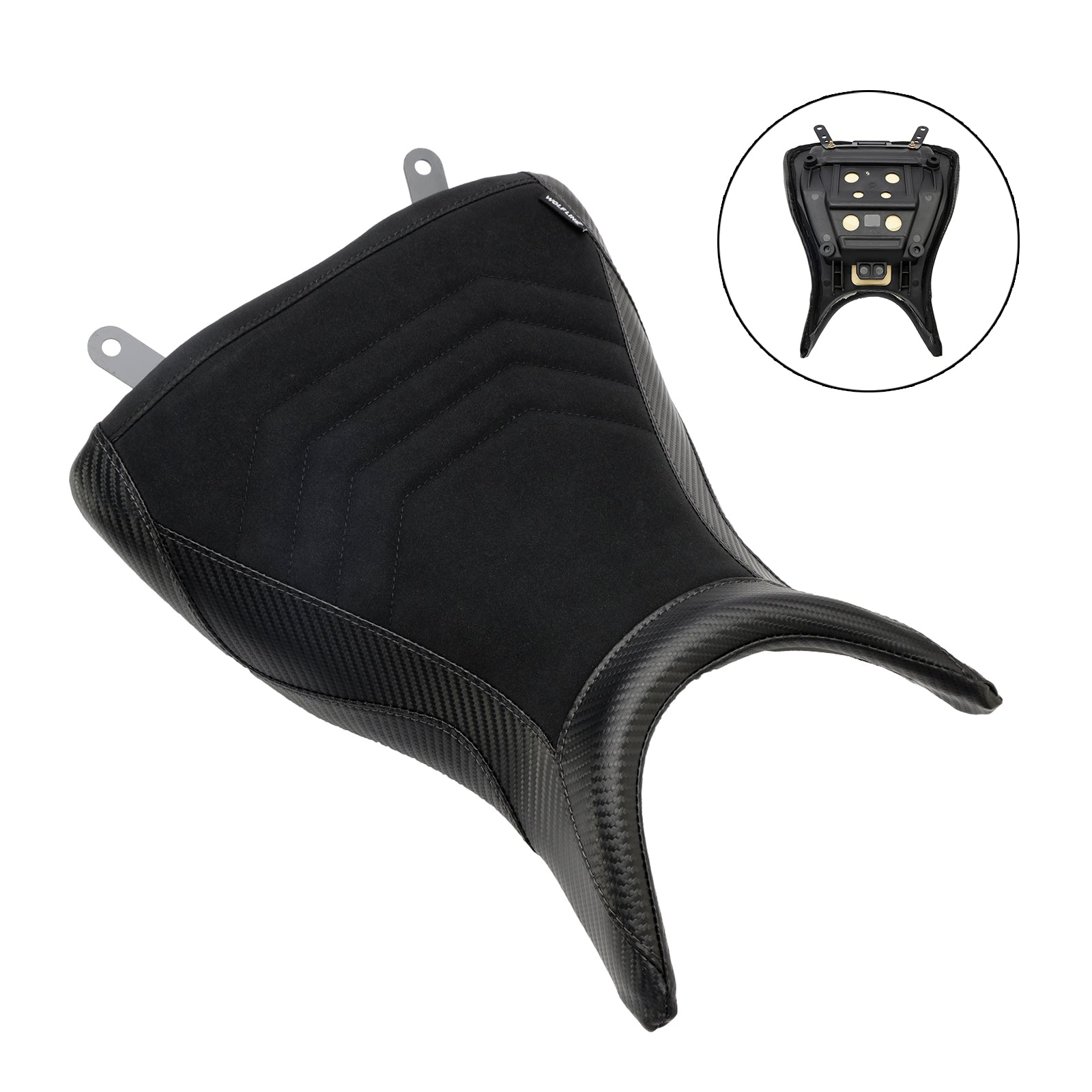 2015-2023 Yamaha Mt-03 Yzf-R3 Front Driver Raider Seat Pillion Saddle Black