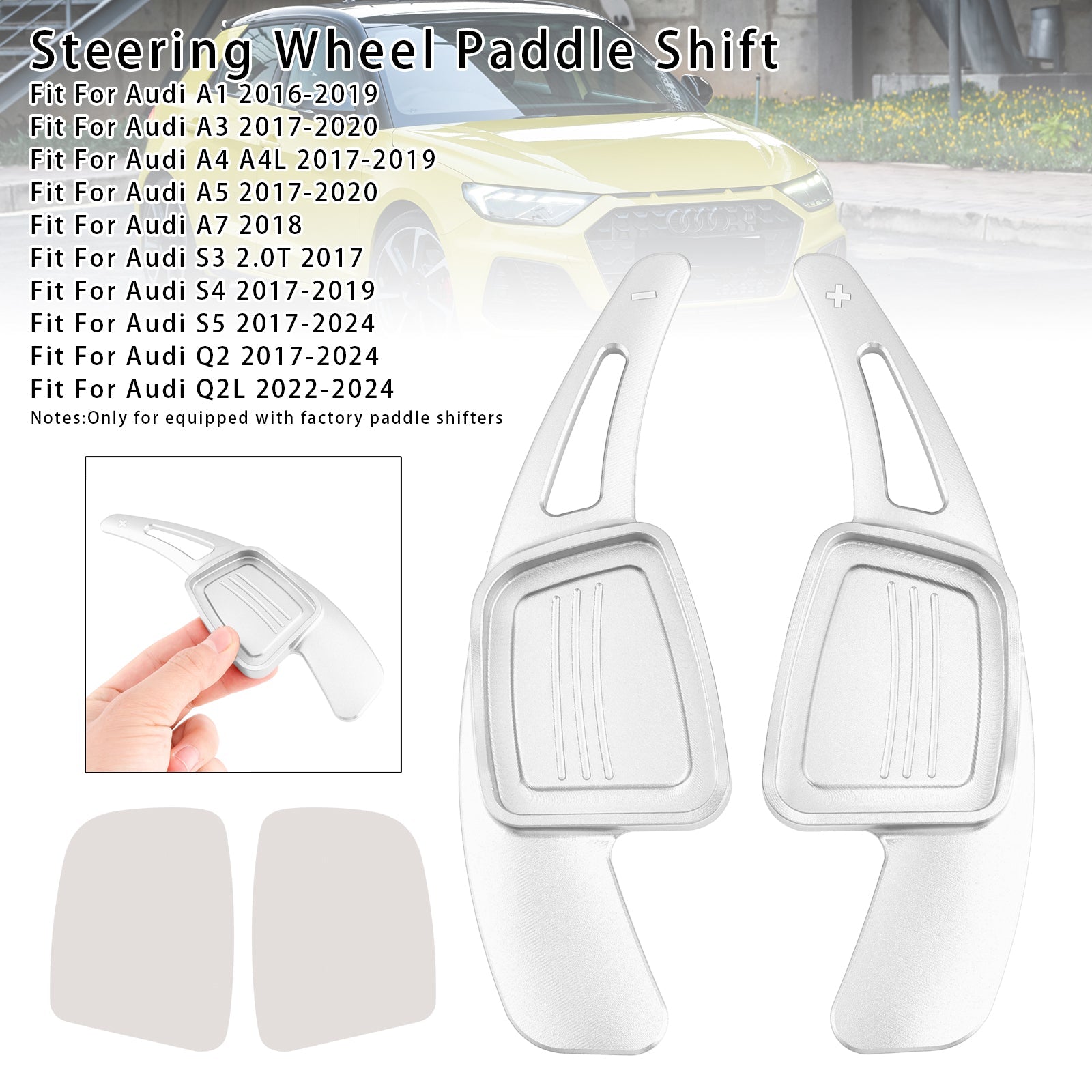 Steering Wheel Paddle Shifter Extension For Audi Q3 Q5 Q7 S3 S4