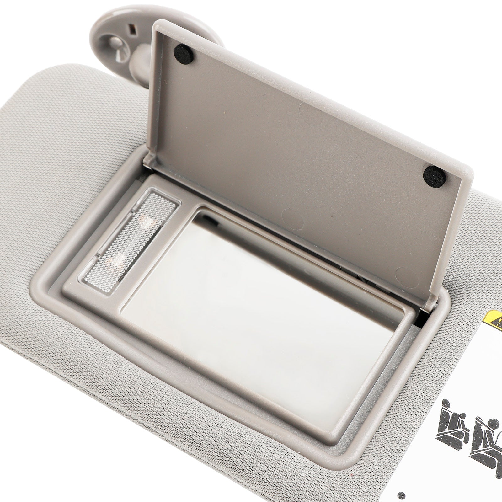 Left Sun Visor W/Vanity Light Gray 74320-0E074-B0 For Toyota Highlander 2014-19