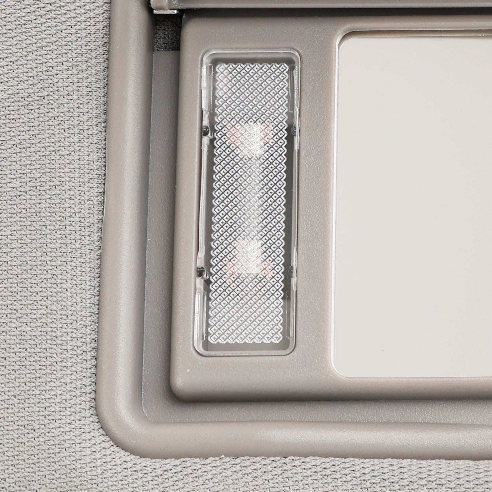 Left Sun Visor W/Vanity Light Gray 74320-0E074-B0 For Toyota Highlander 2014-19