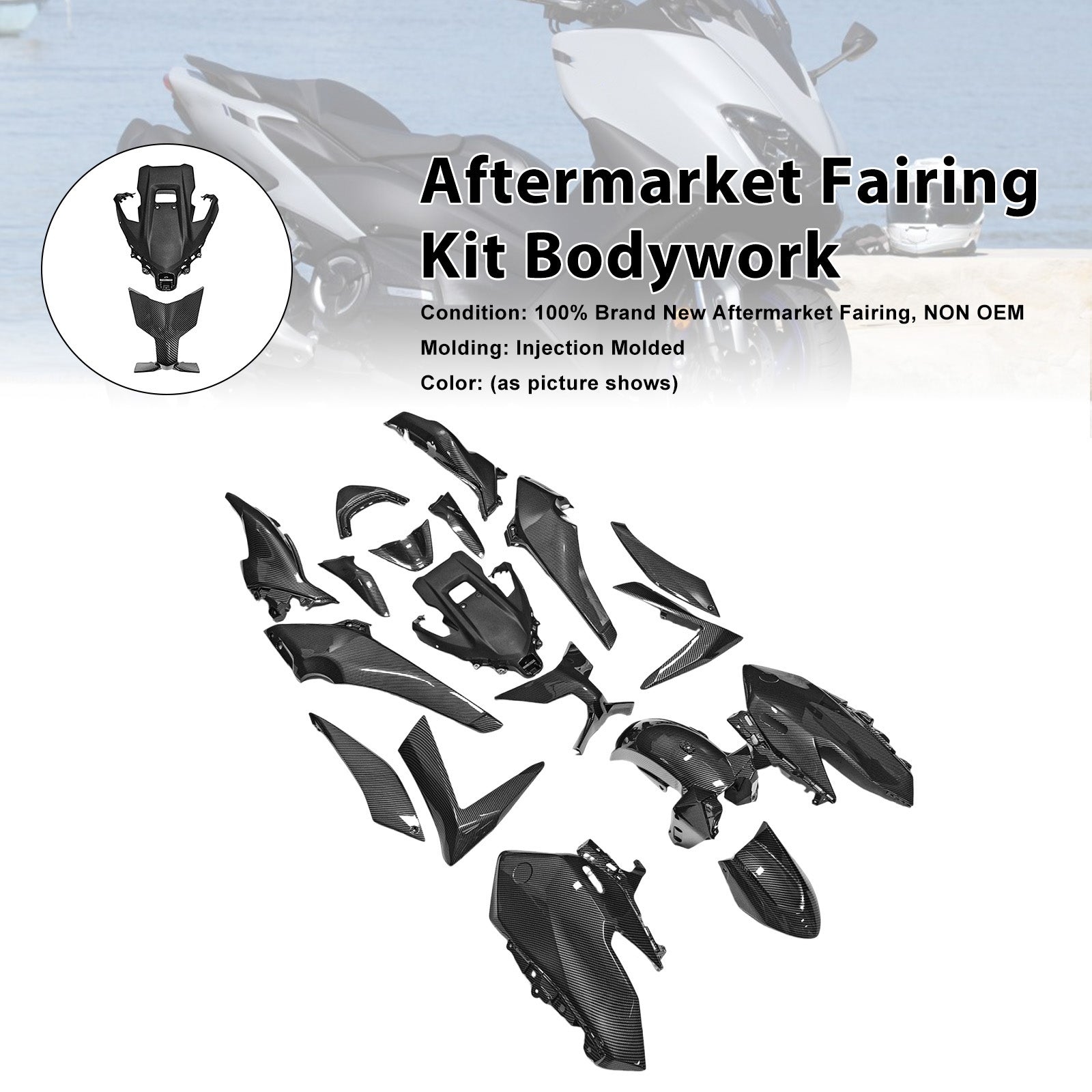 2025-2026 for Yamaha TMAX560 Injection Bodywork Fairing Kit