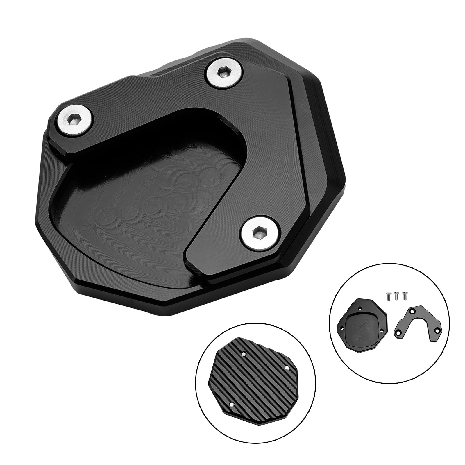 Kickstand Enlarge Plate Pad fit for Honda XL 750 Transalp CB750 Hornet 23-24